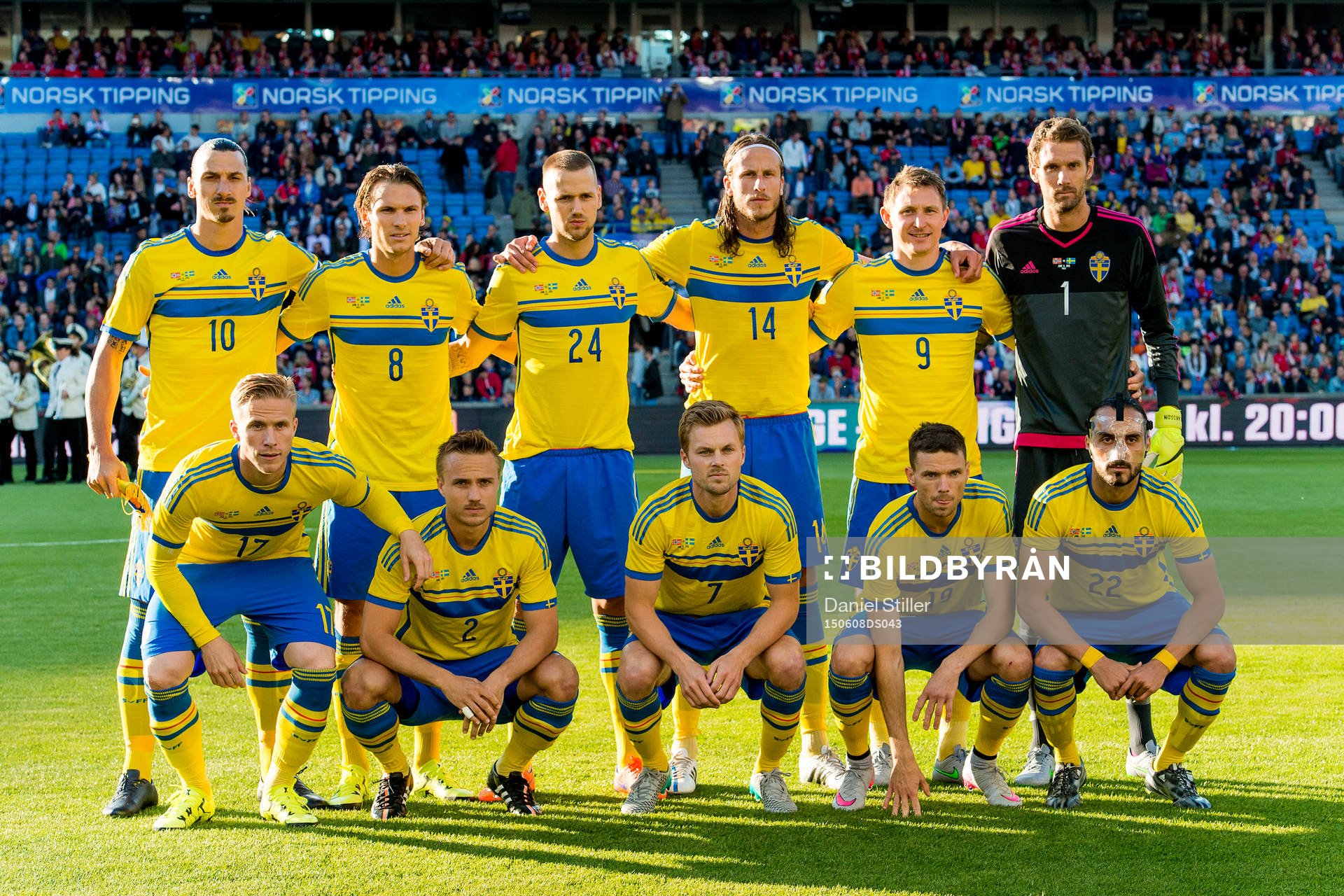 Zlatan Ibrahimovic, Albin Ekdal, Alexander Milosevic, Jonas