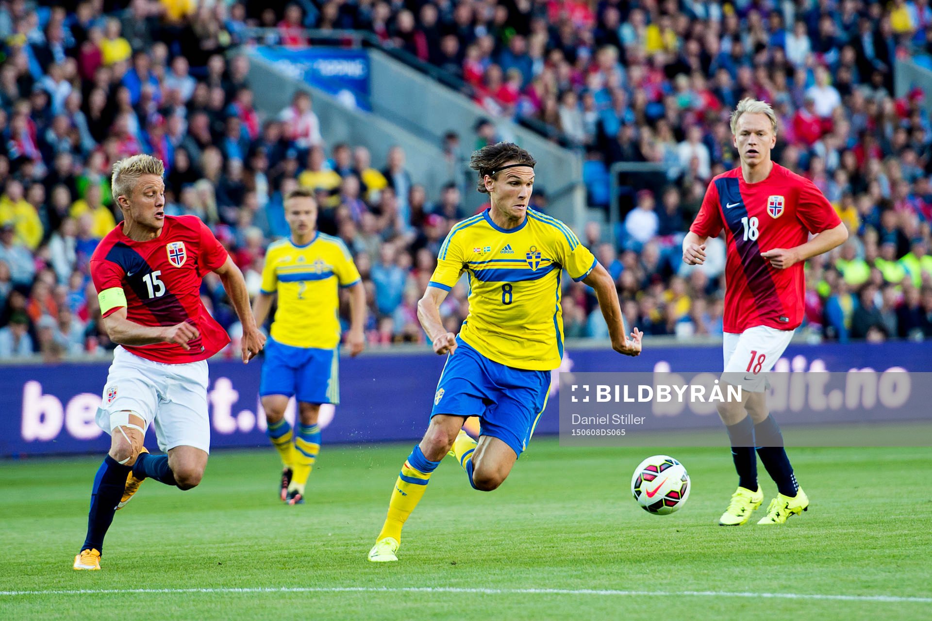 Sveriges Albin Ekdal,  Norges Per Ciljan Skjelbred och