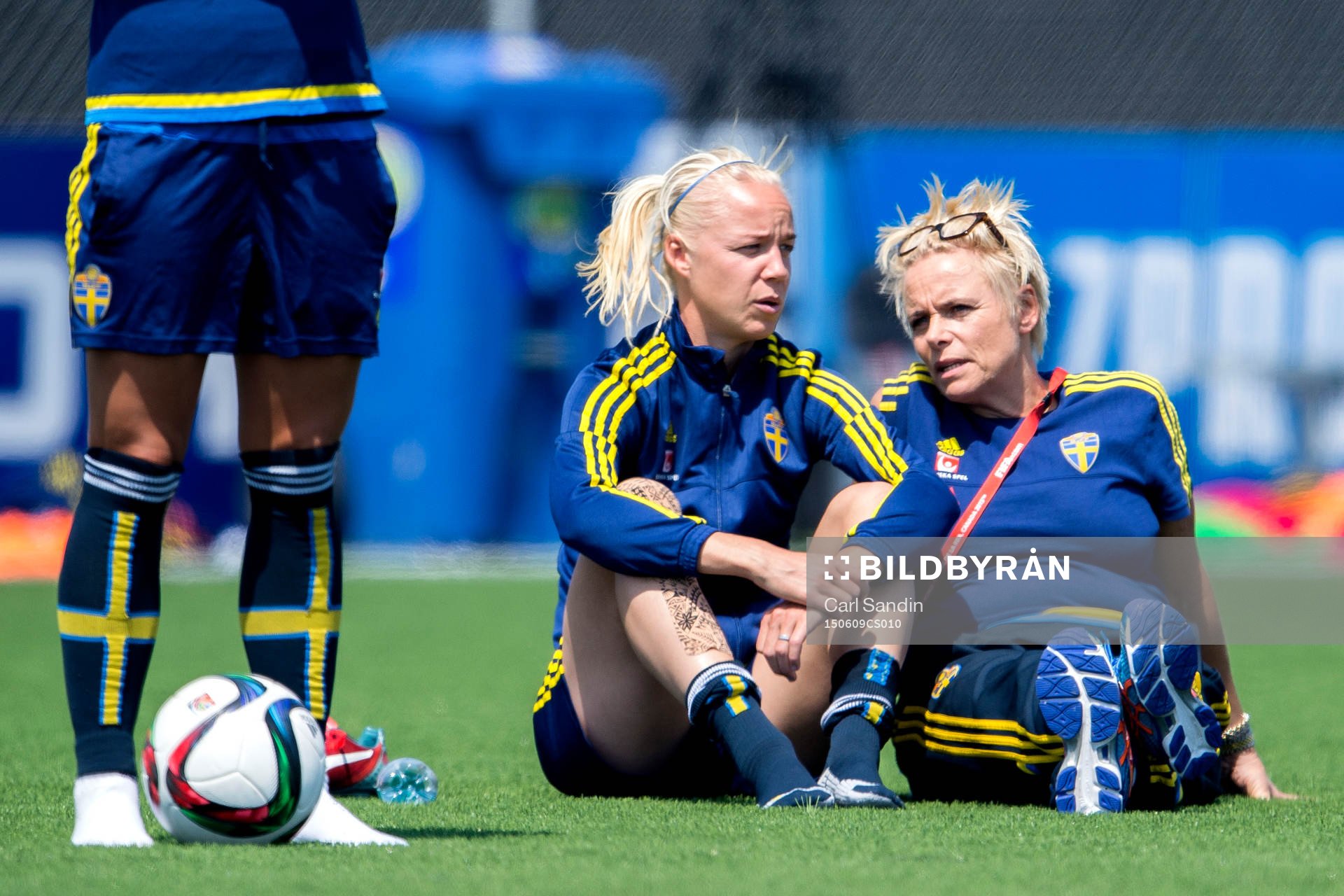 Sveriges Caroline Seger och inspiratören Mia Törnblom