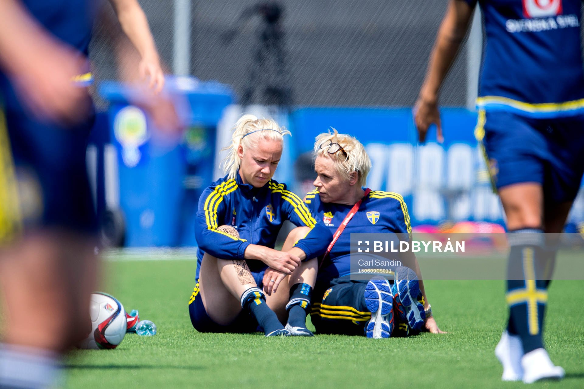 Sveriges Caroline Seger och inspiratören Mia Törnblom