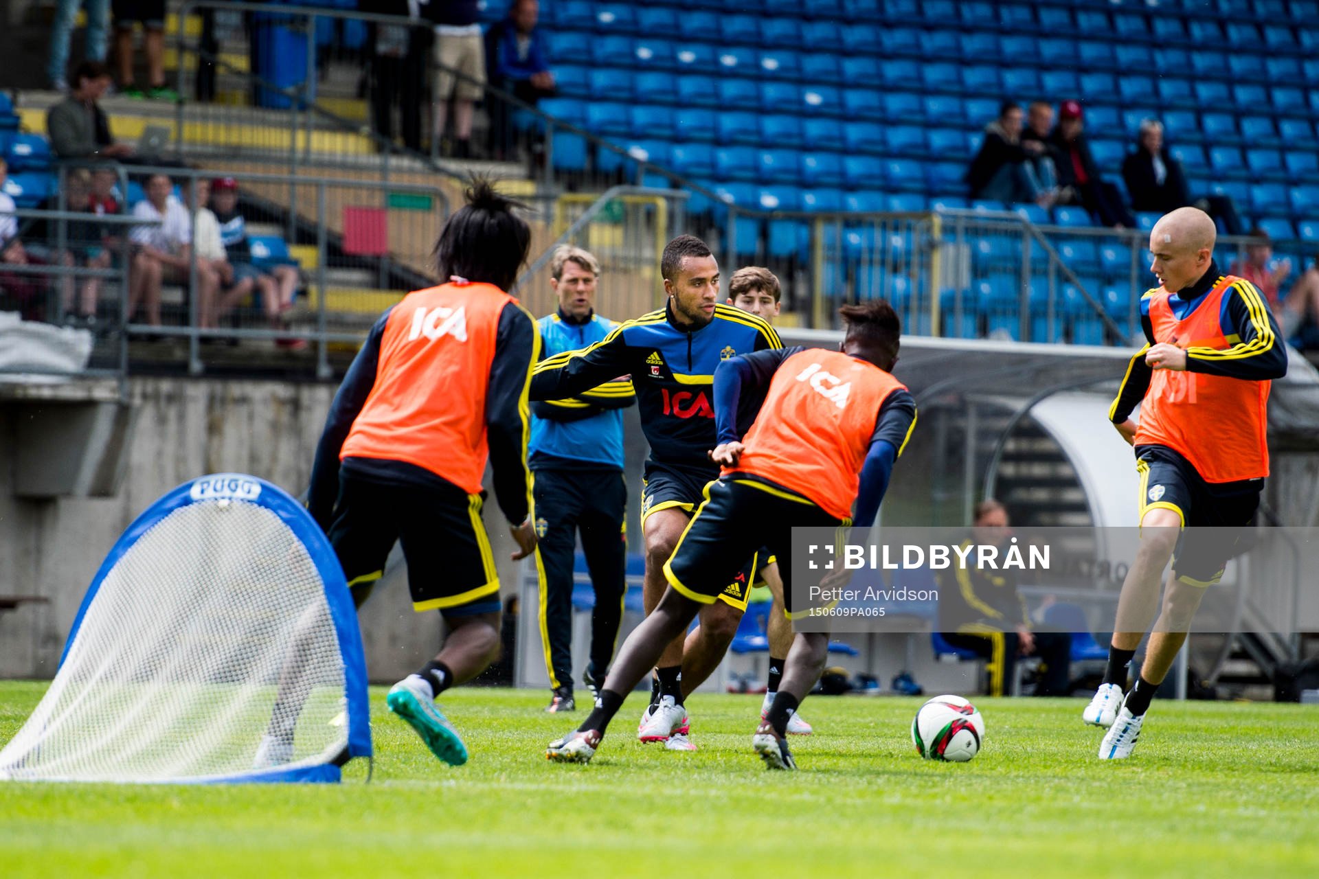 Sveriges Isaac Kiese-Thelin och Sebastian Holmen