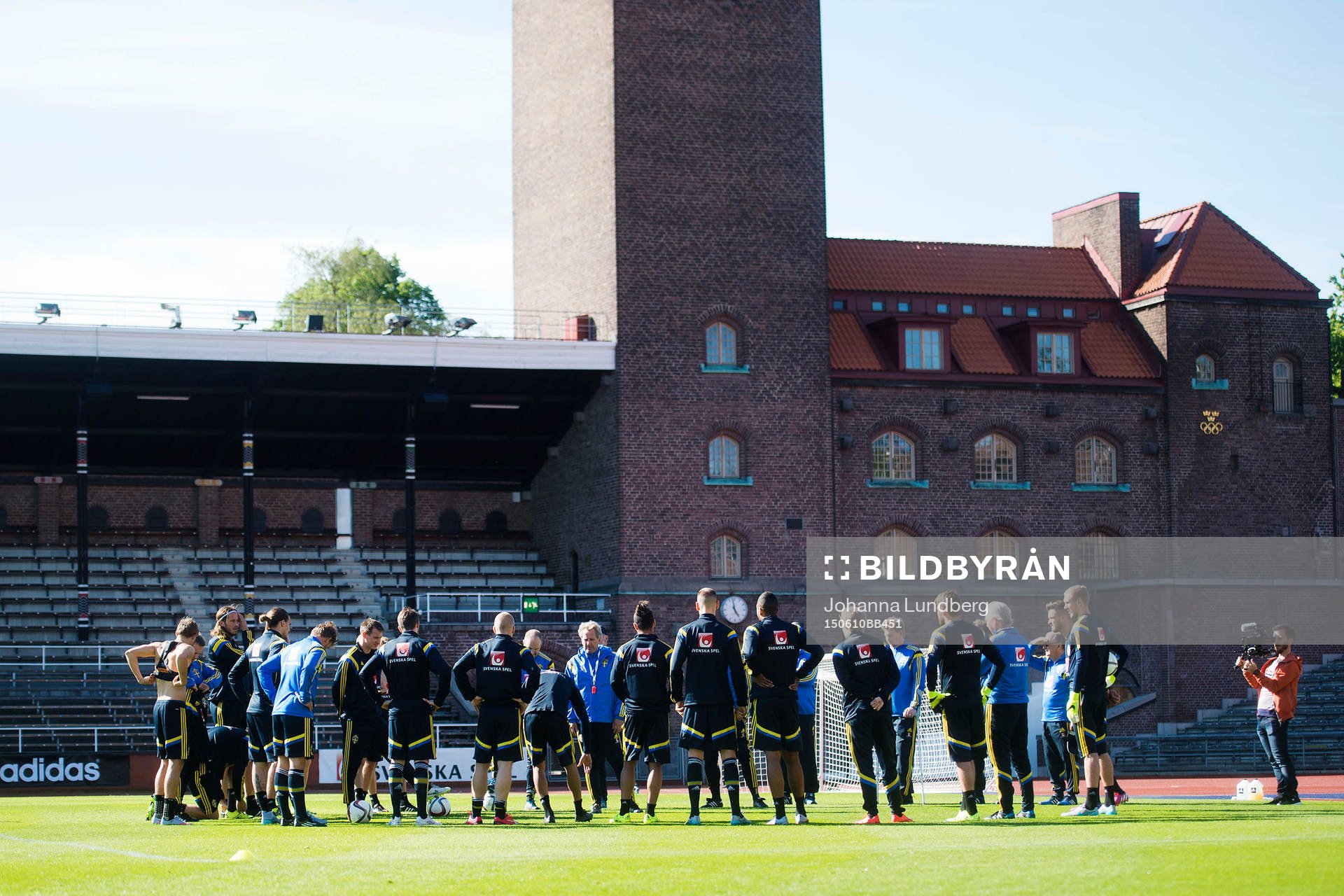 Sveriges förbundskapten Erik Hamrén samlar laget