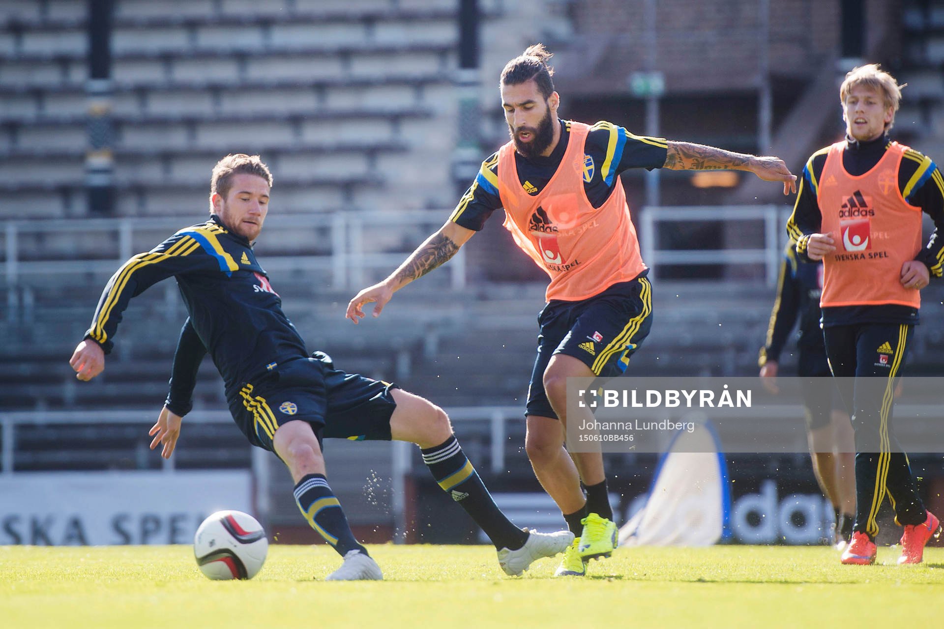 Sveriges Marcus Rohdén och Jimmy Durmaz