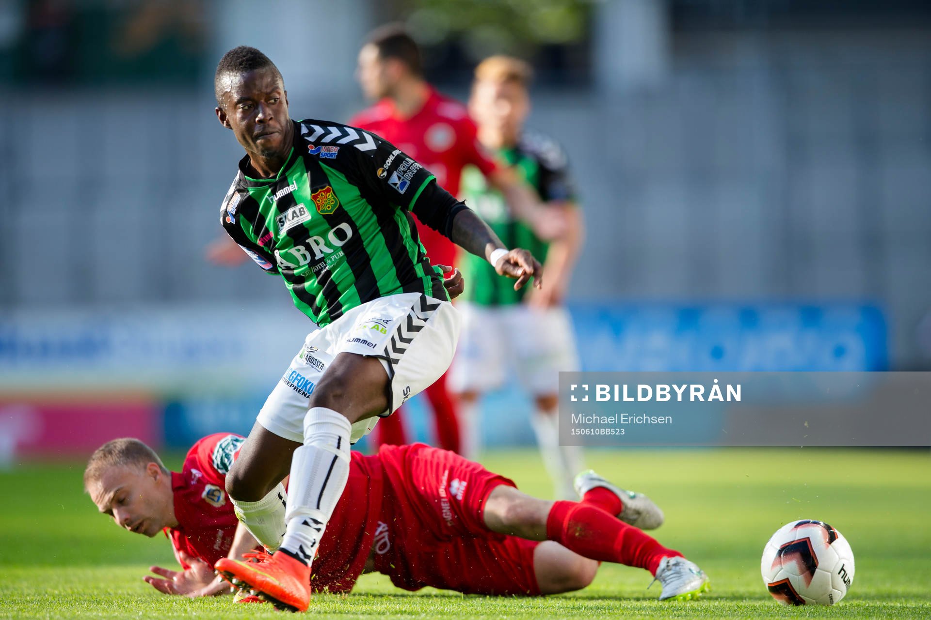 Utsiktens Daniel Forsell faller