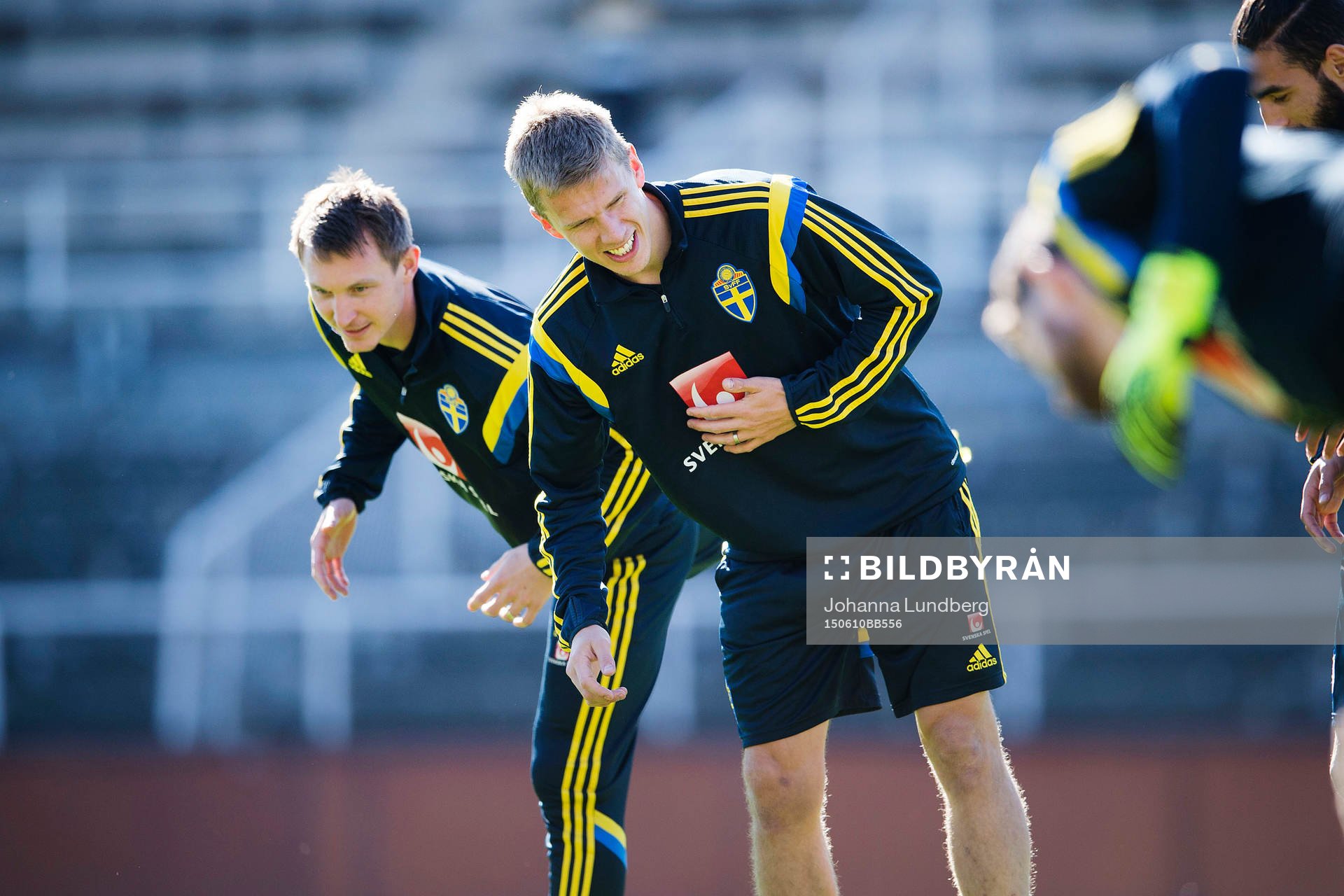 Sveriges Kim Källström och Pontus Wernbloom