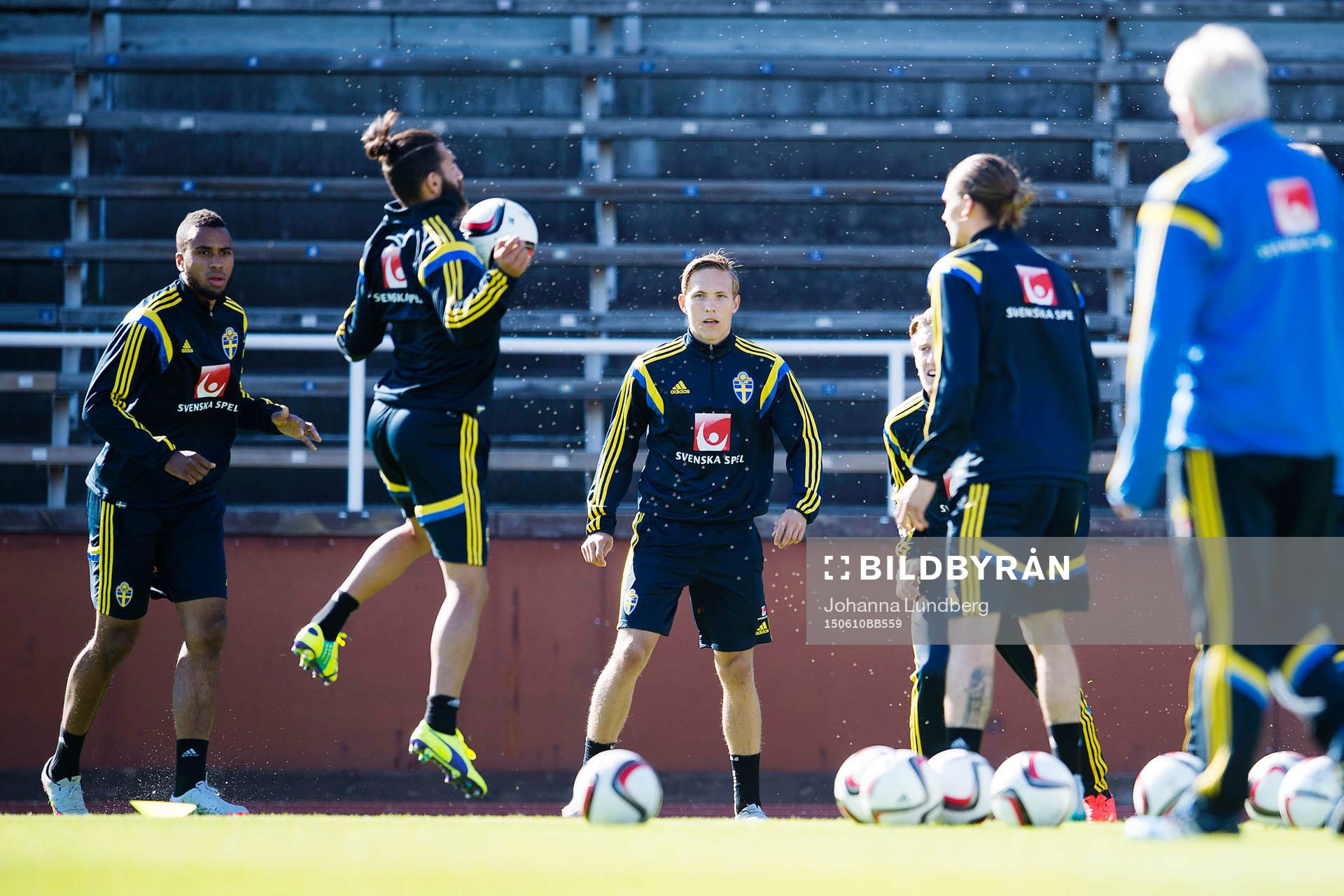 Sveriges Isaac Kiese Thelin, Jimmy Durmaz och Ludwig