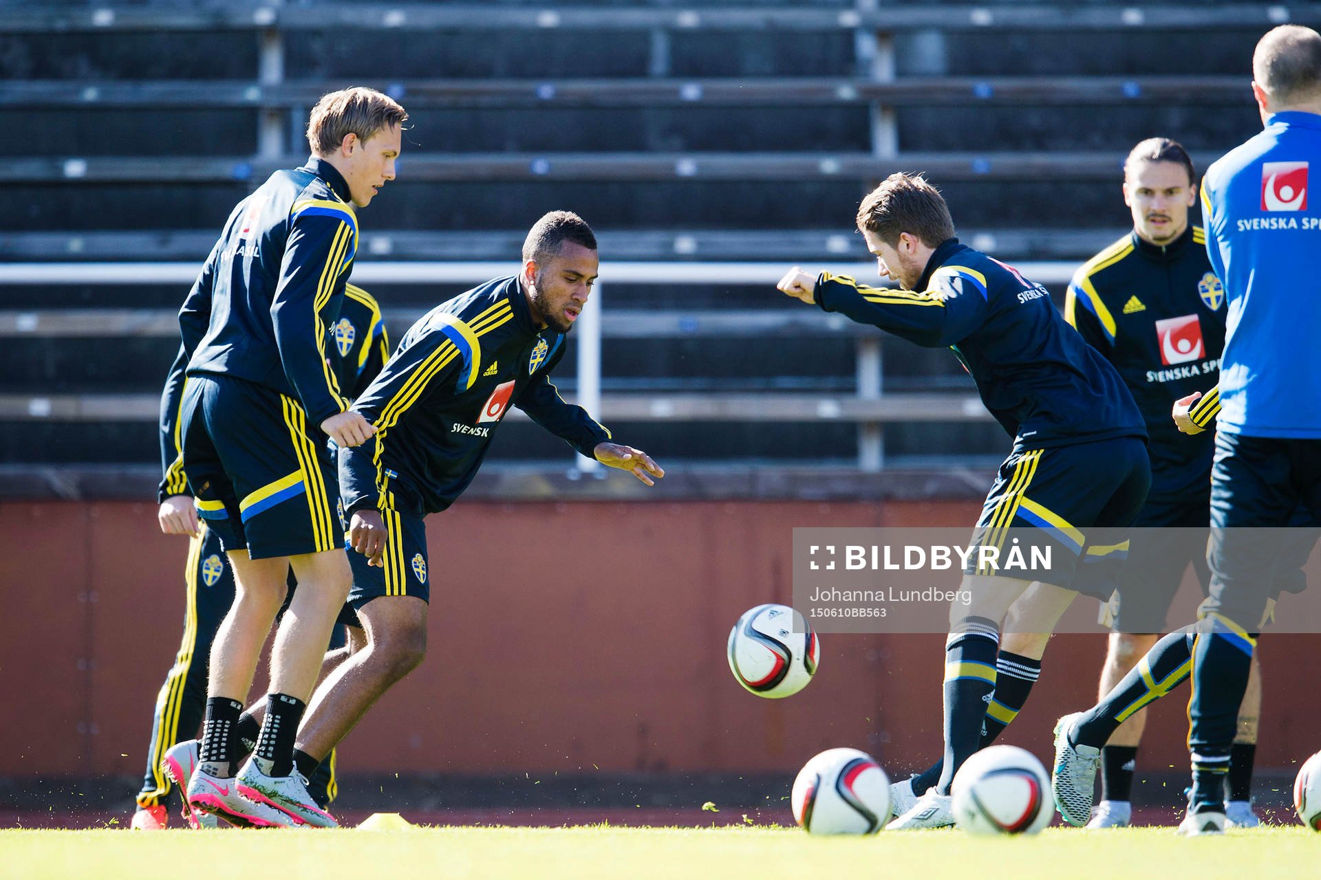 Sveriges Ludwig Augustinsson och Isaac Kiese Thelin