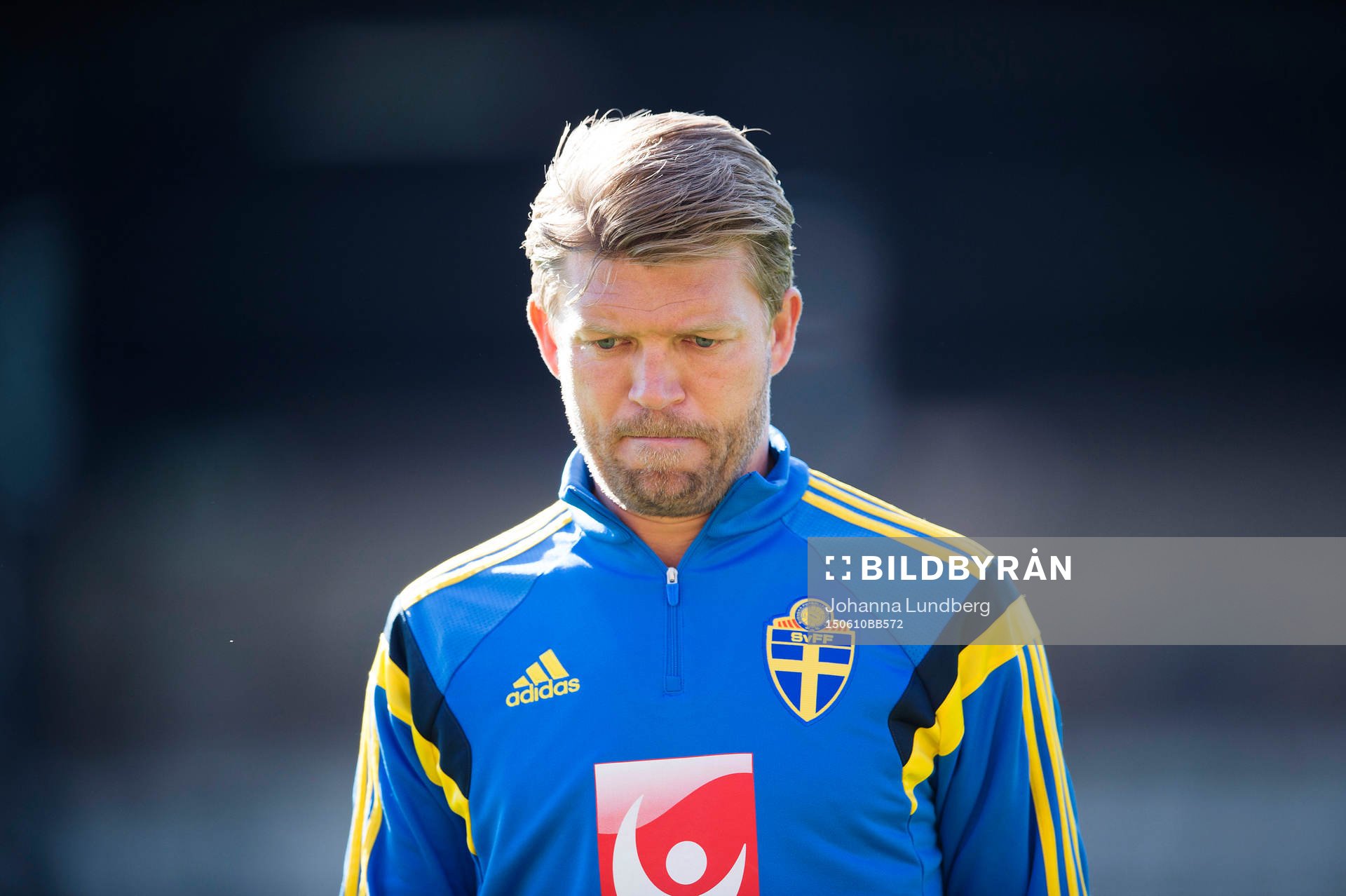 Sveriges player manager Marcus Allbäck