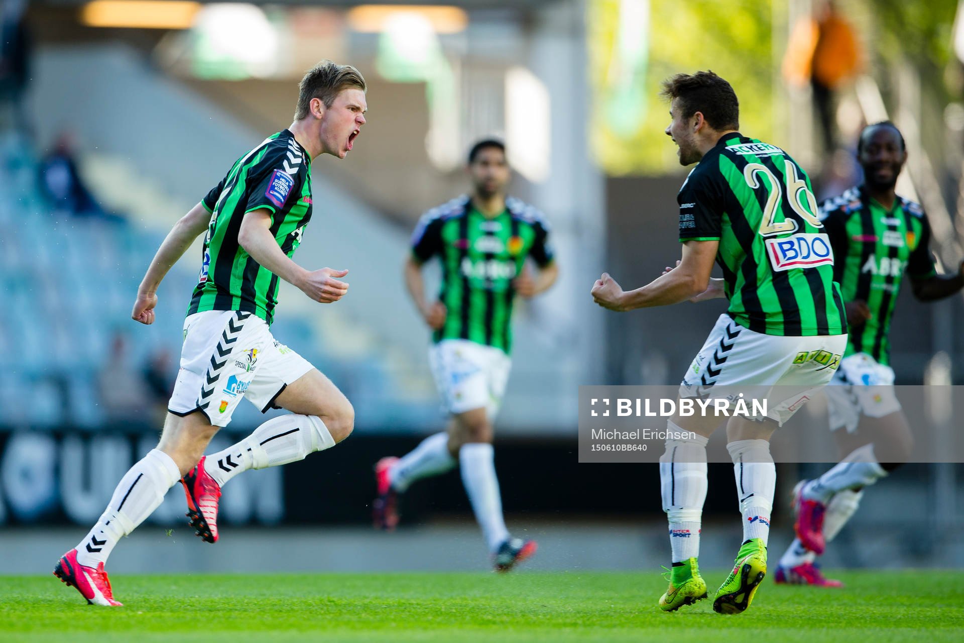 GAIS Arnar Bragi Bergsson jublar