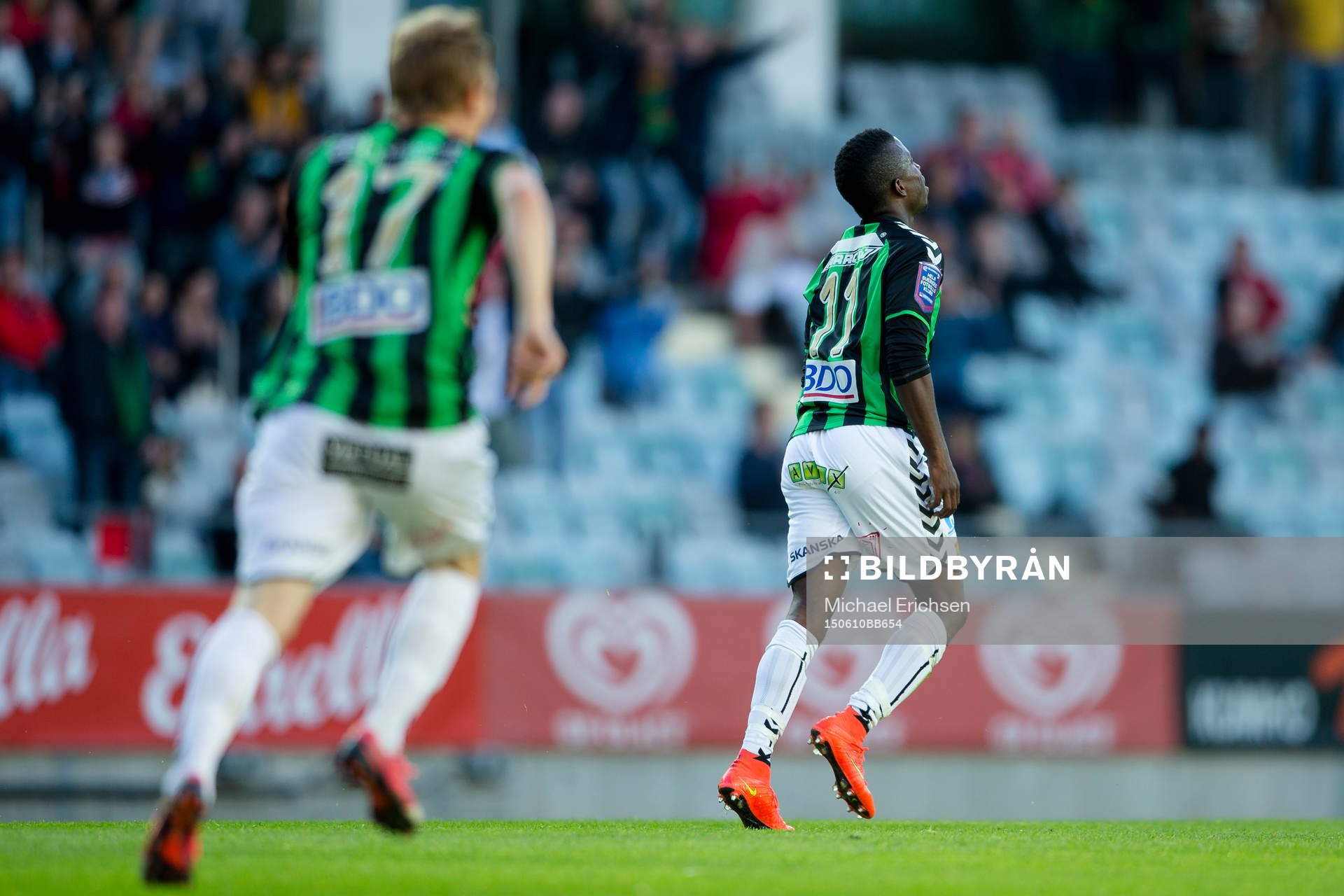 GAIS Kieron Cadogan jublar