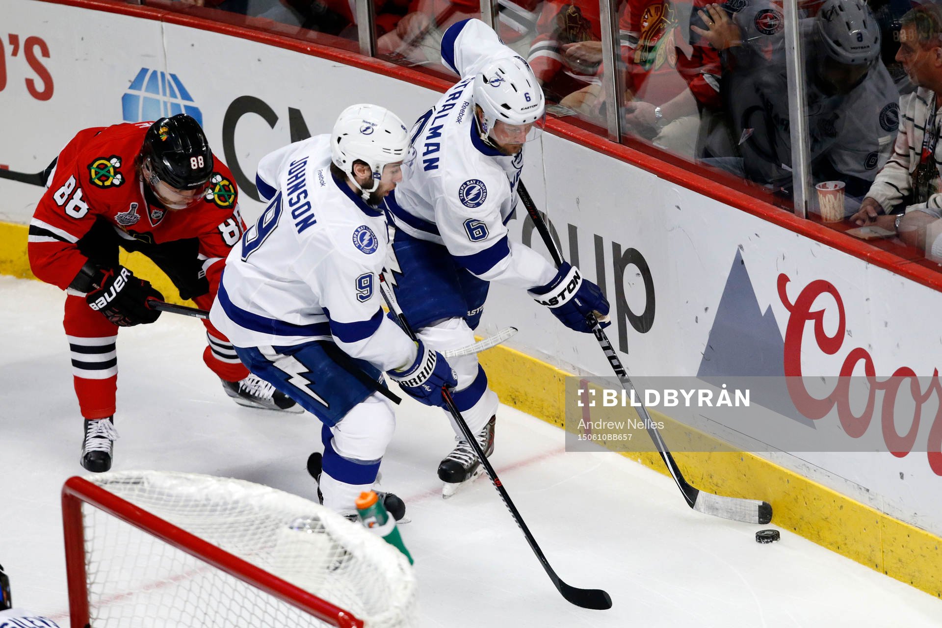 Tampa Bay Lightning defenseman Anton Strålman (6) and