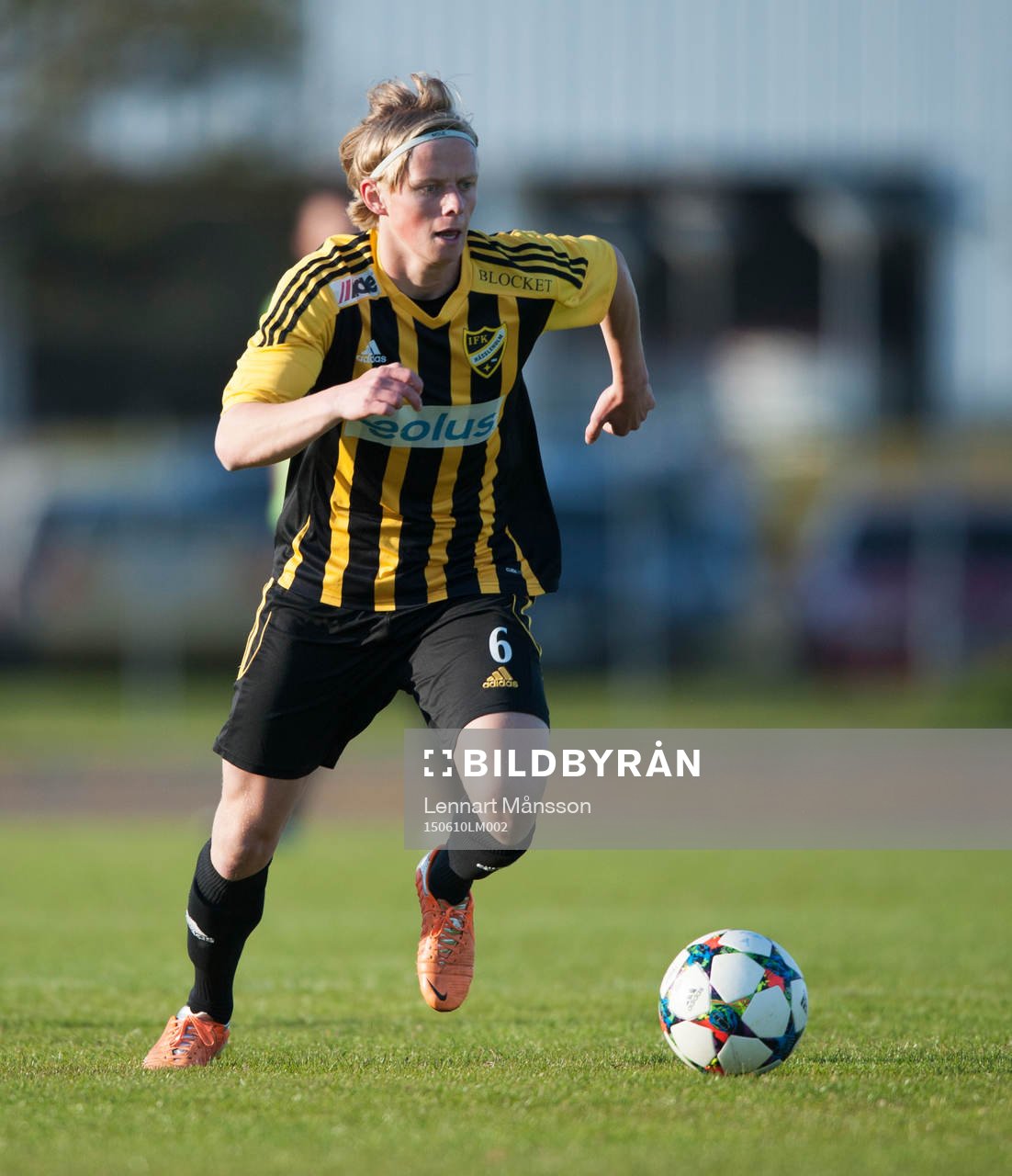IFK Hässleholms Philip Bengtsson i DM-matchen mellan IFK
