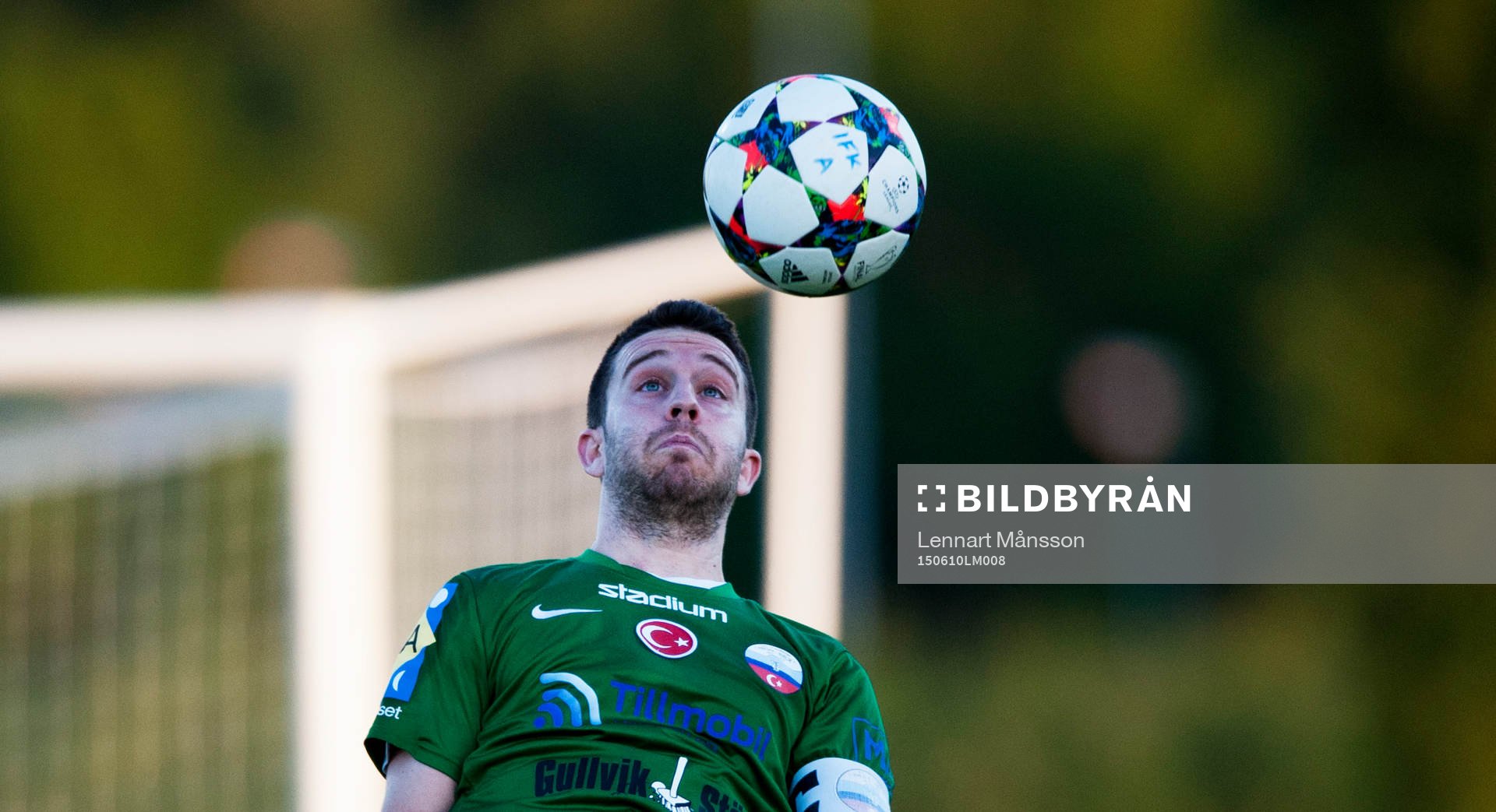 Prespa Birliks Ahmad Mohamad i DM-matchen mellan IFK
