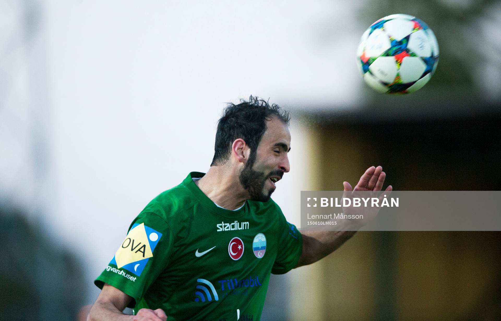 Prespa Birliks Adnan Gerzic i DM-matchen mellan IFK