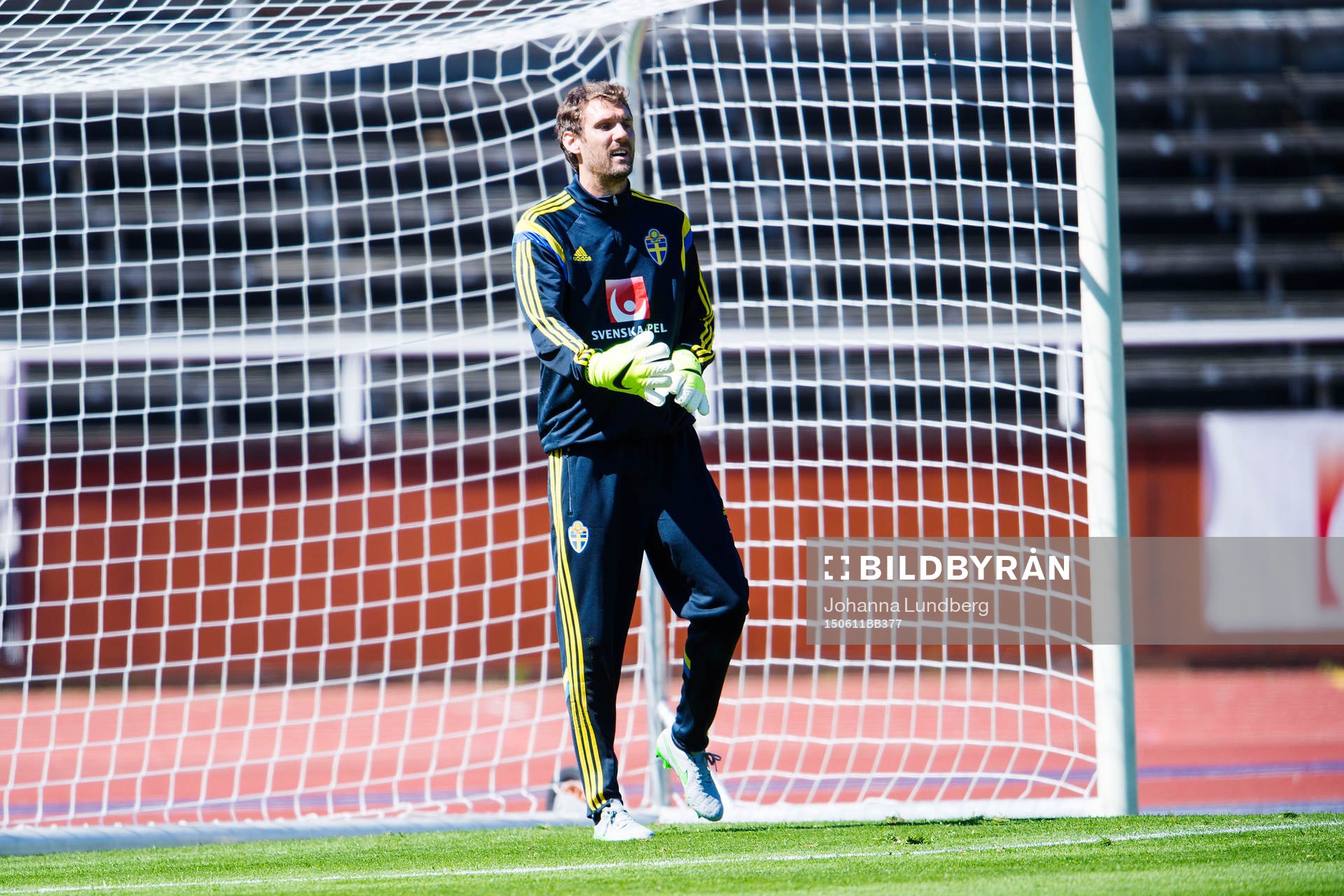 Sveriges målvakt Andreas Isaksson