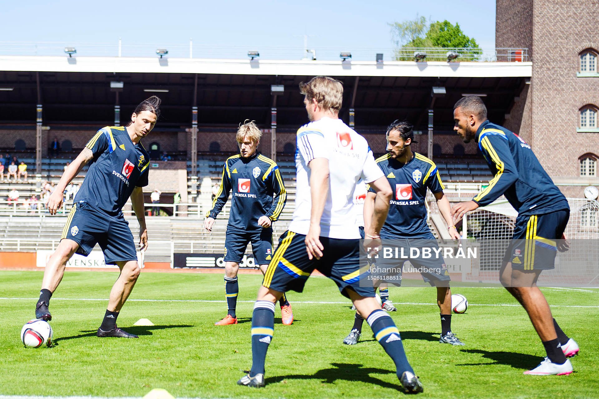 Zlatan Ibrahimovic, Emil Forsberg, Erkan Zengin och Isaac