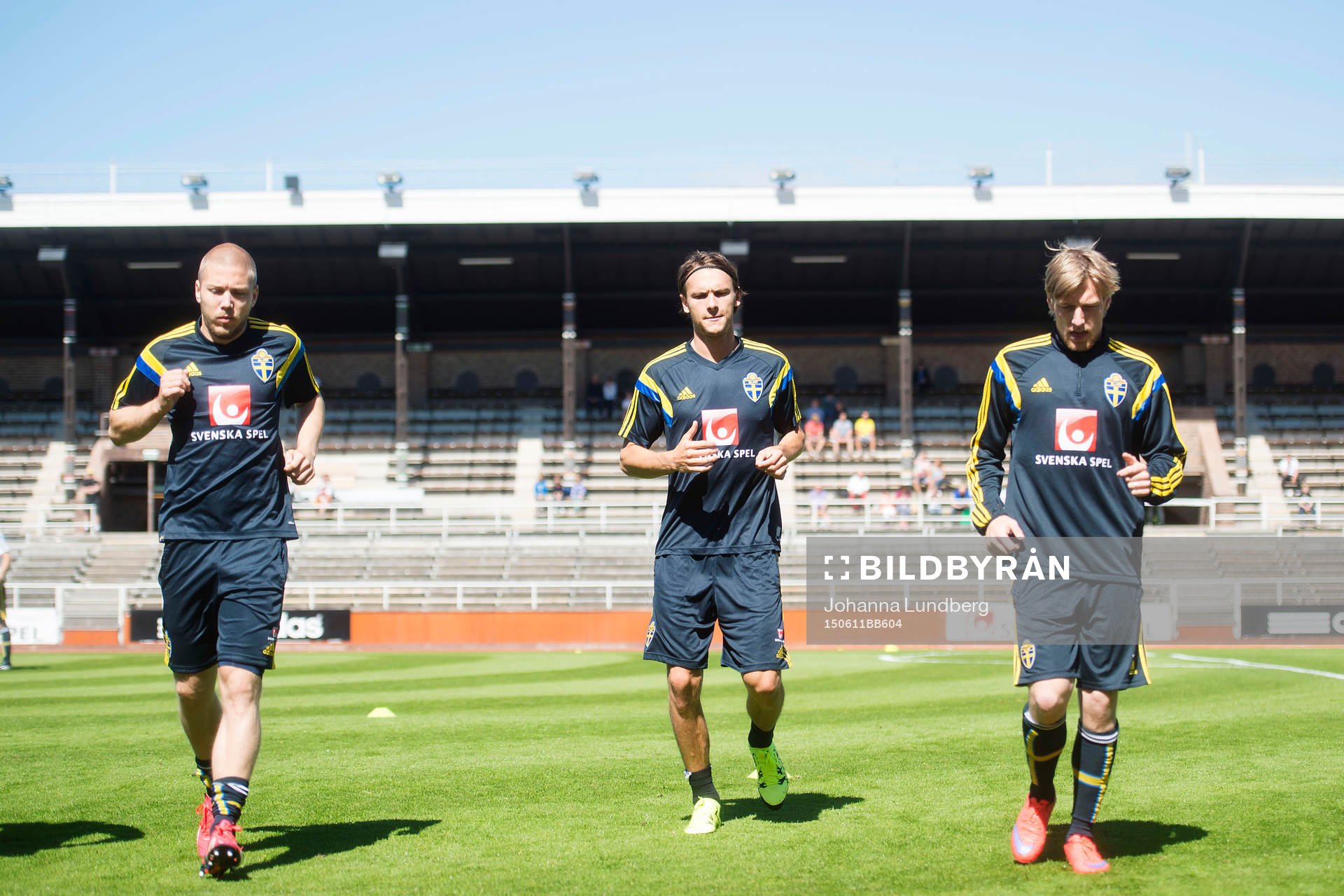 Sveriges Anton Tinnerholm, Albin Ekdal och Emil Forsberg