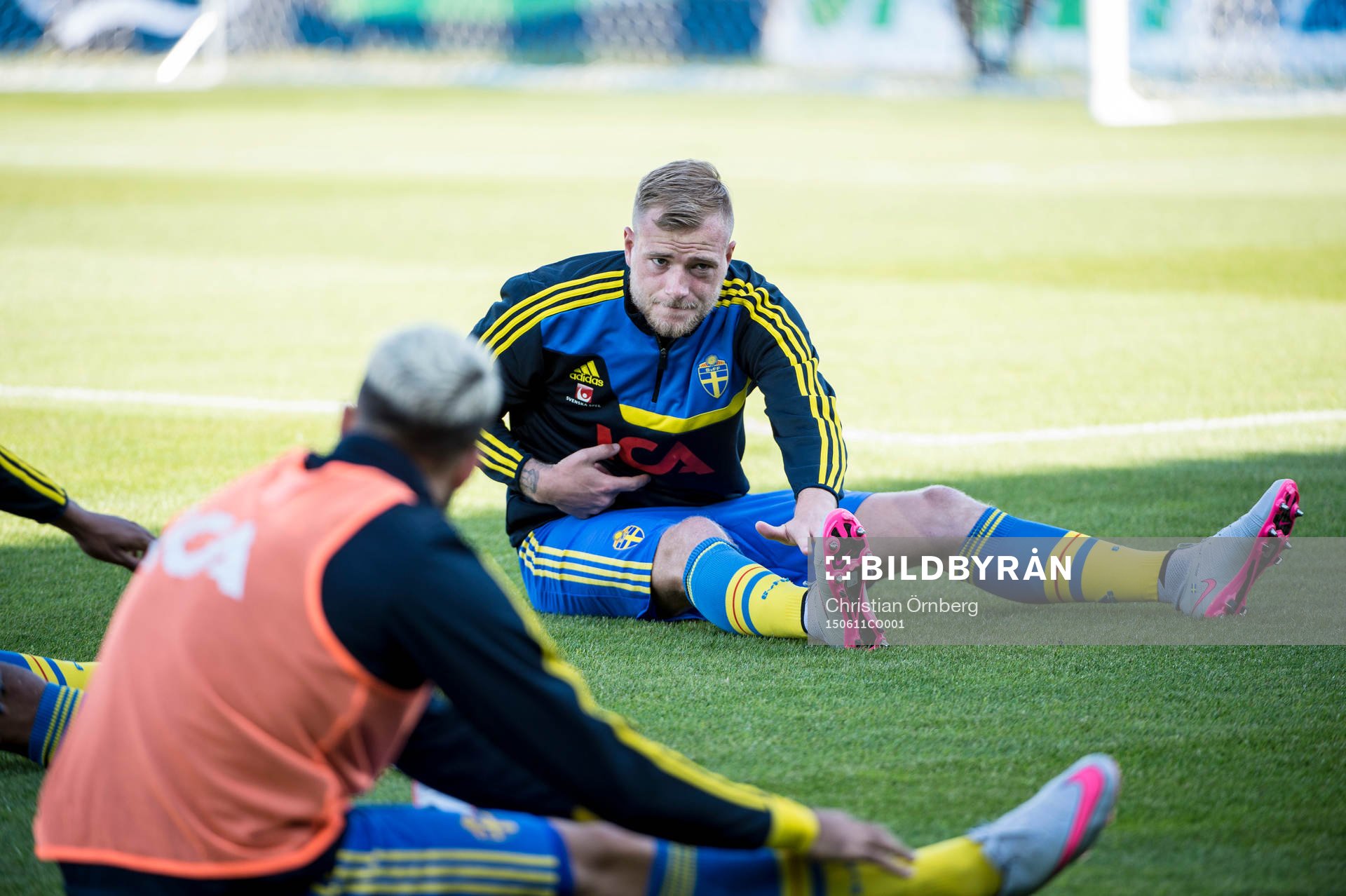 Sveriges John Guidetti värmer upp
