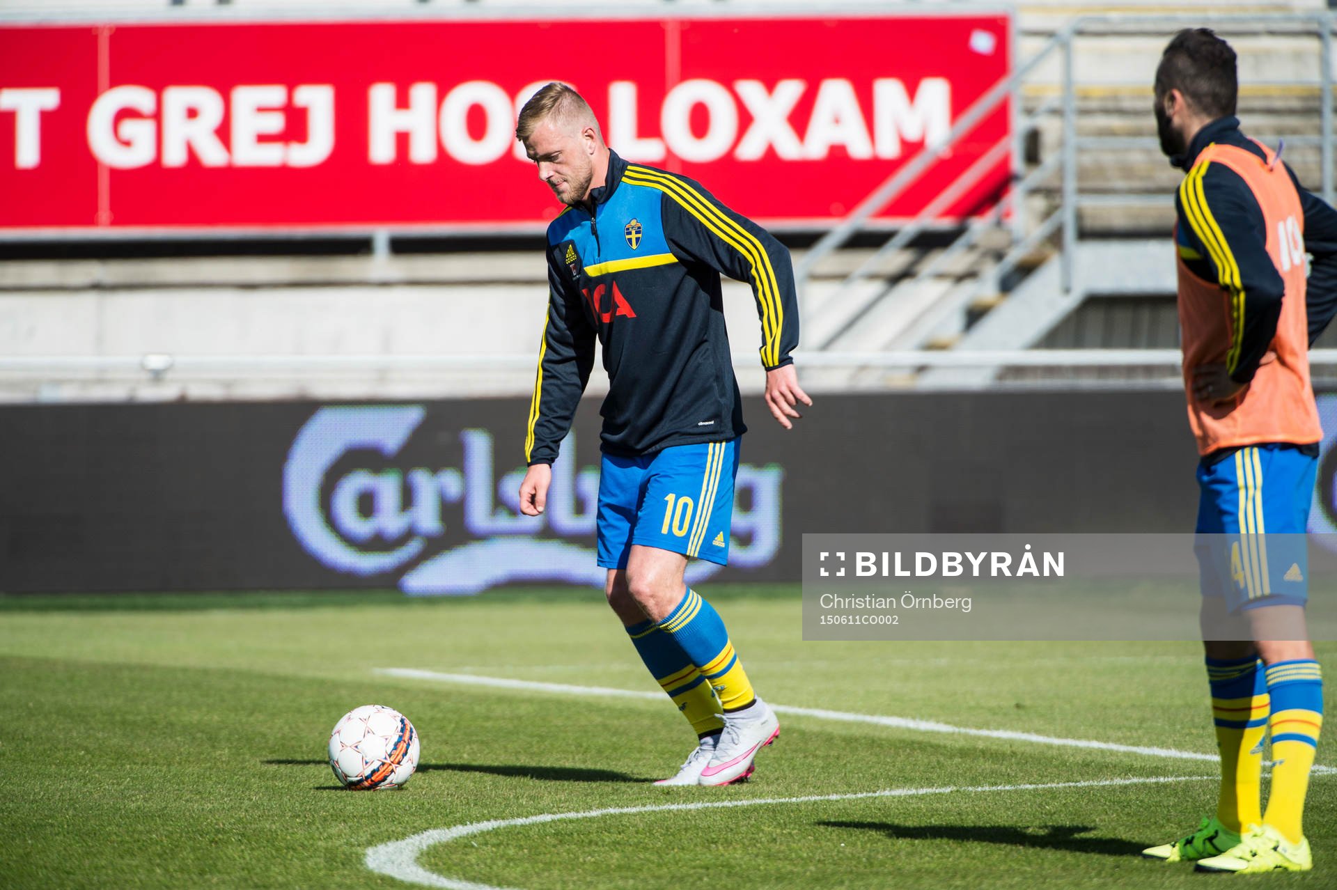 Sveriges John Guidetti värmer upp