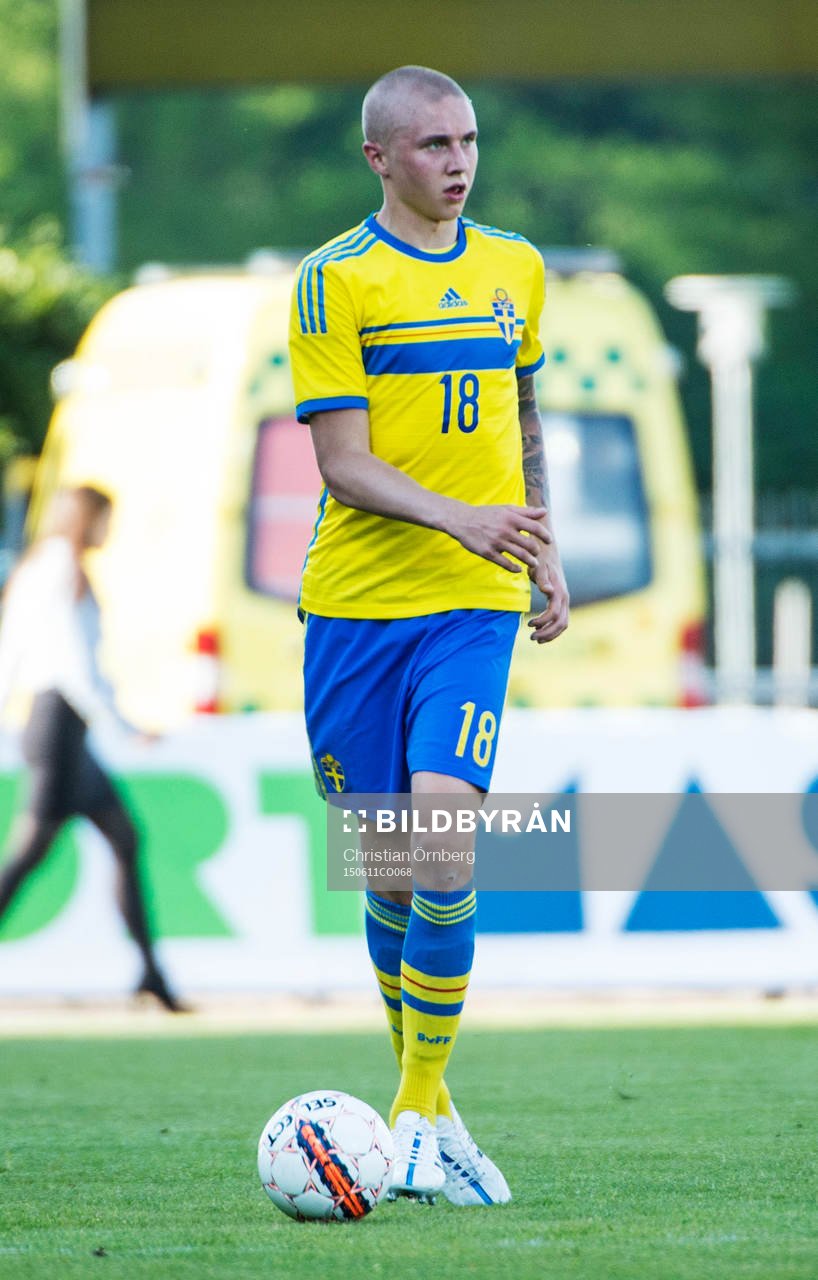 Sveriges Sebastian Holmén