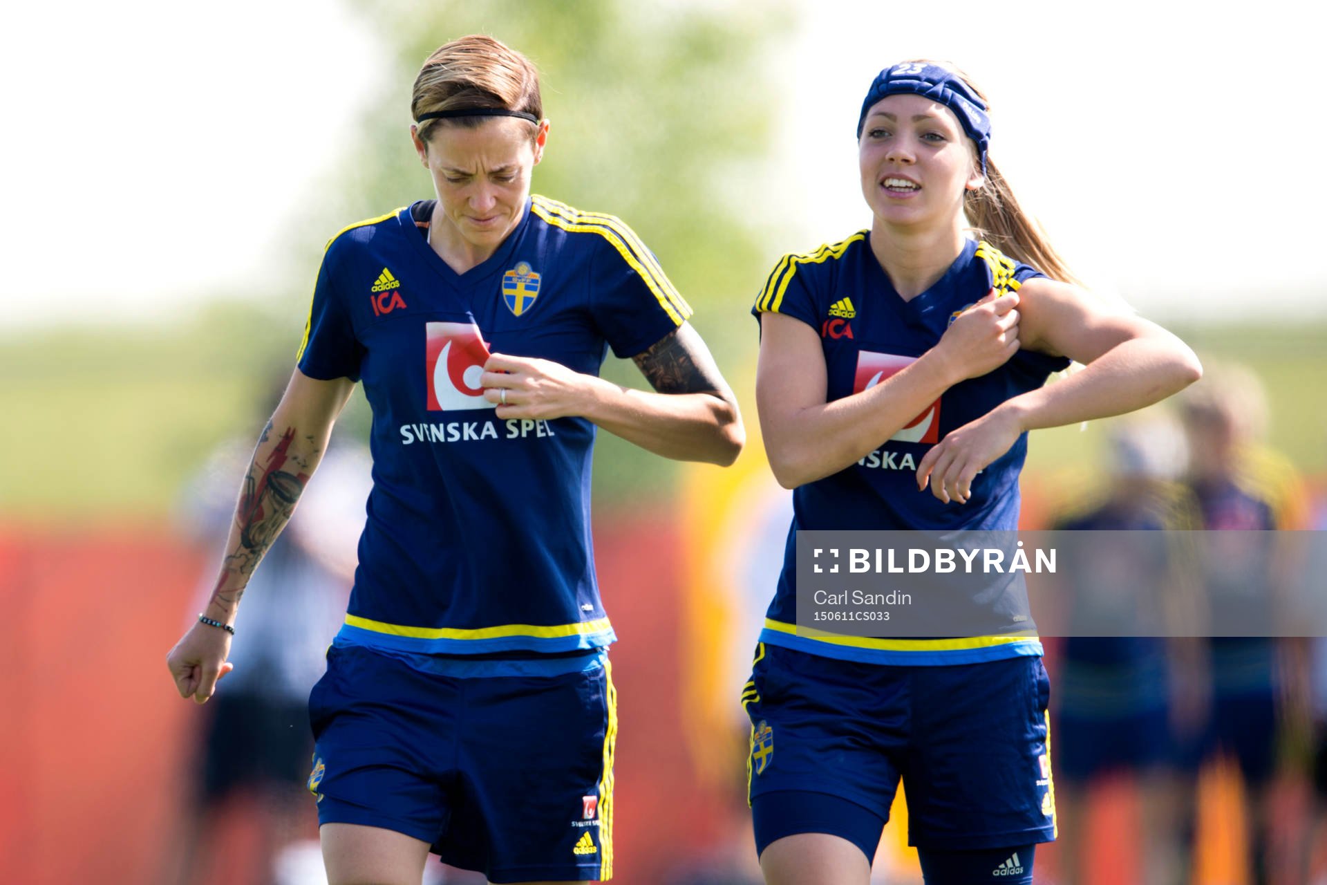 Sveriges Therese Sjögran och Elin Rubensson