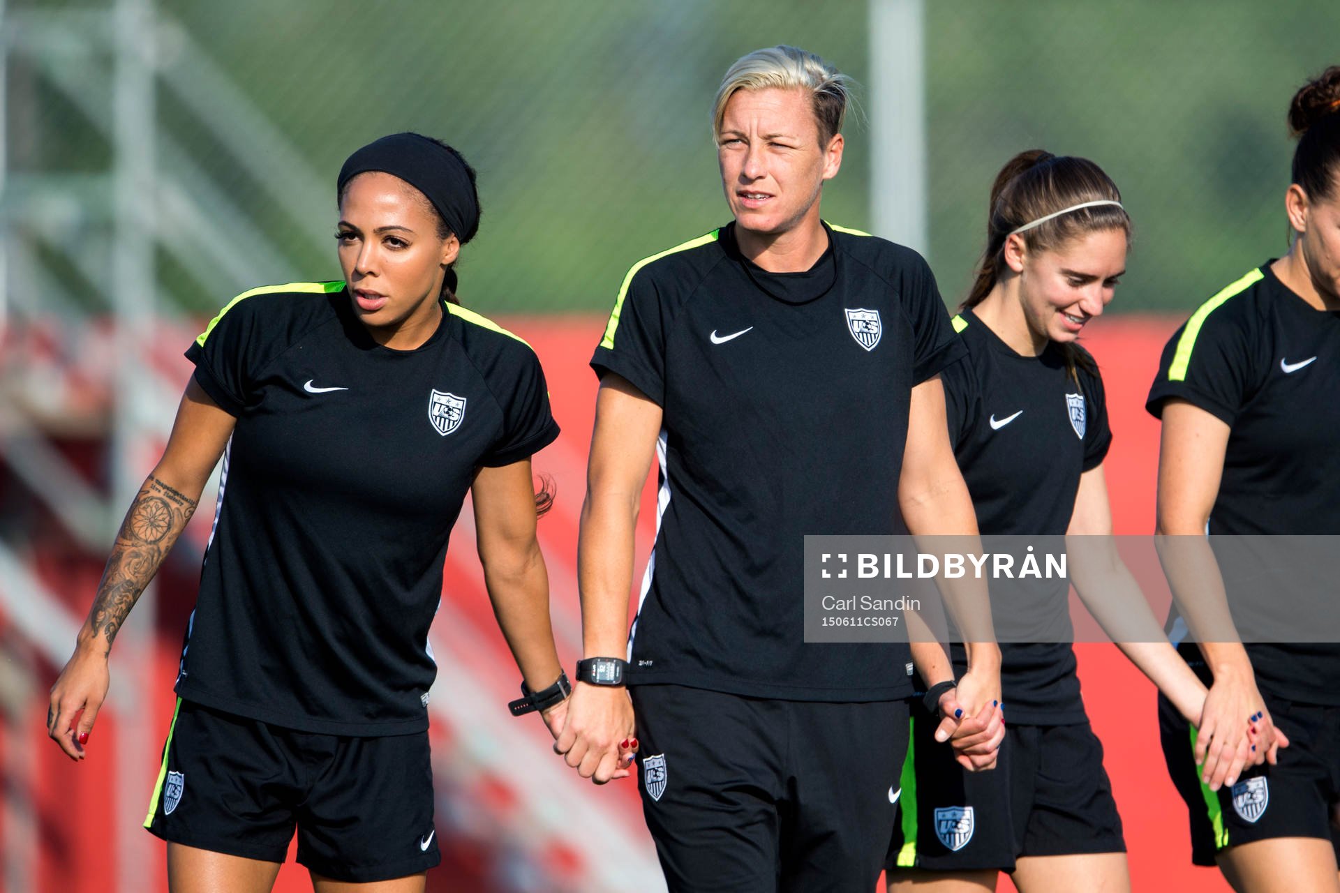 s Sydney Leroux och Abby Wambach