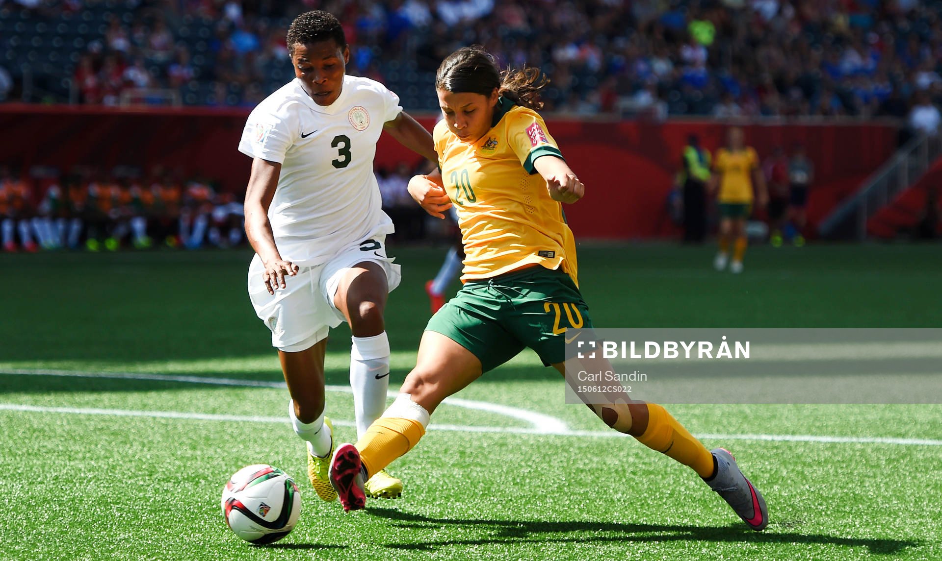 Nigerias Osinachi Ohale och Australiens Samantha Kerr
