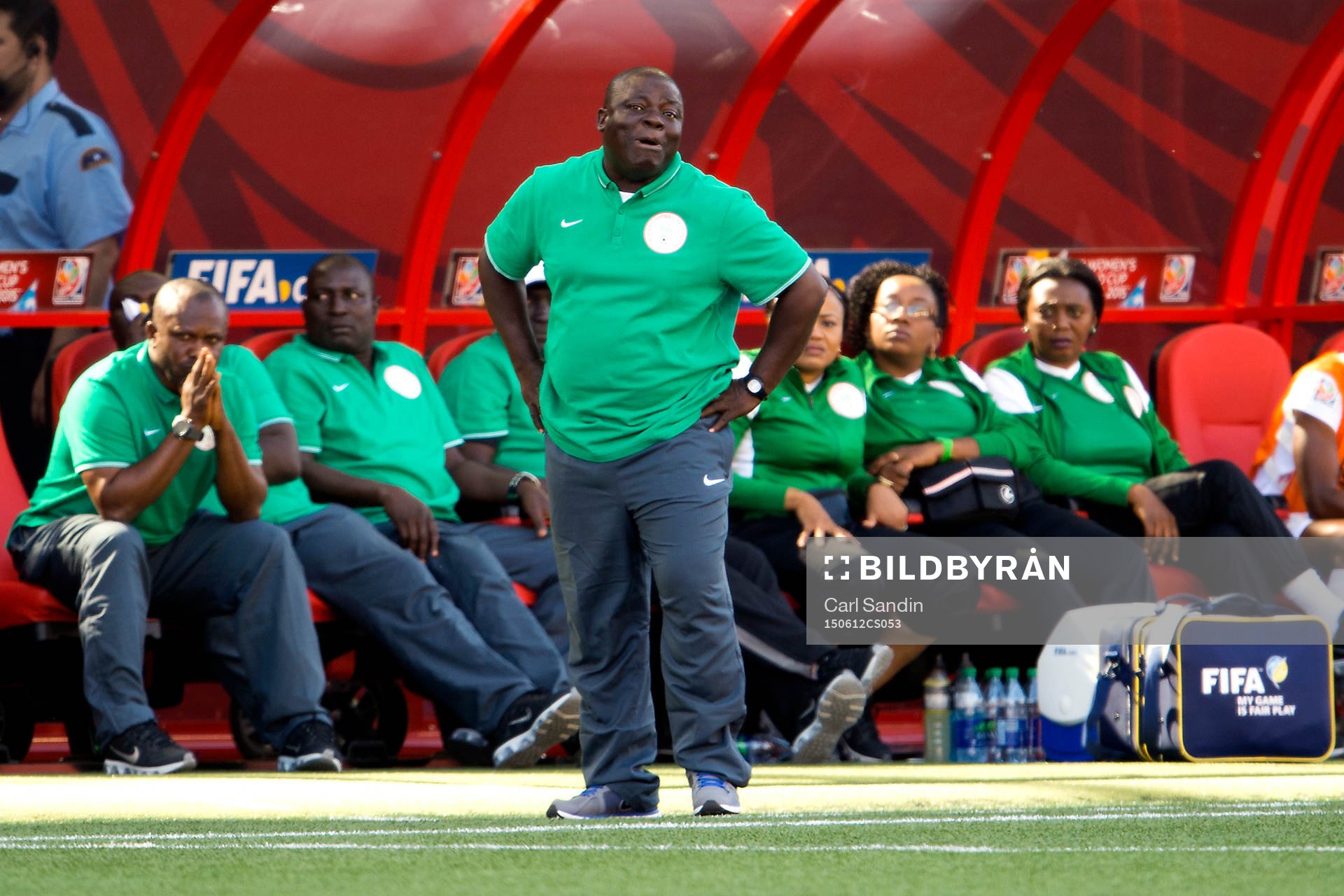 Nigerias Förbundskapten Edwin Okon