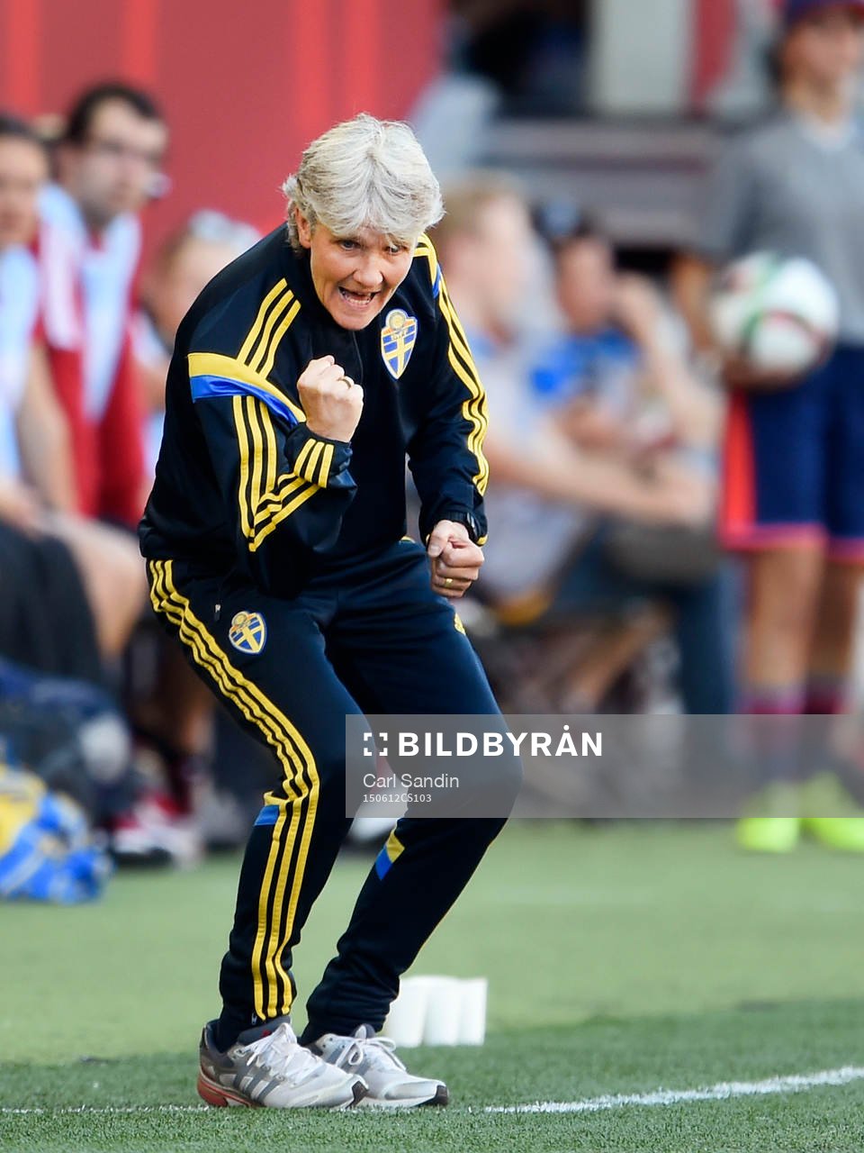 Sveriges förbundskapten Pia Sundhage