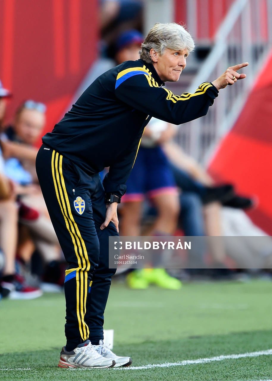 Sveriges förbundskapten Pia Sundhage