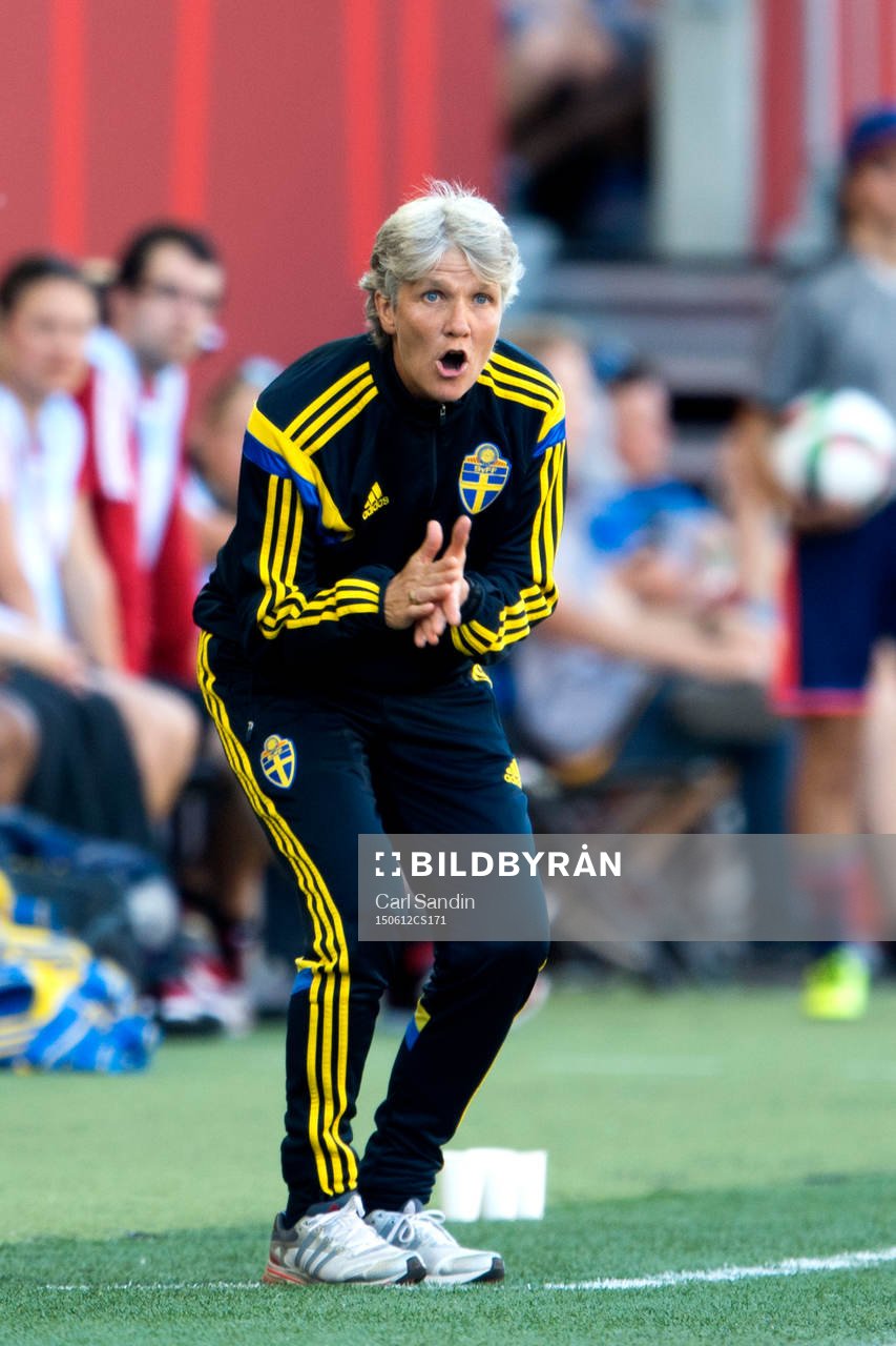 Sveriges förbundskapten Pia Sundhage
