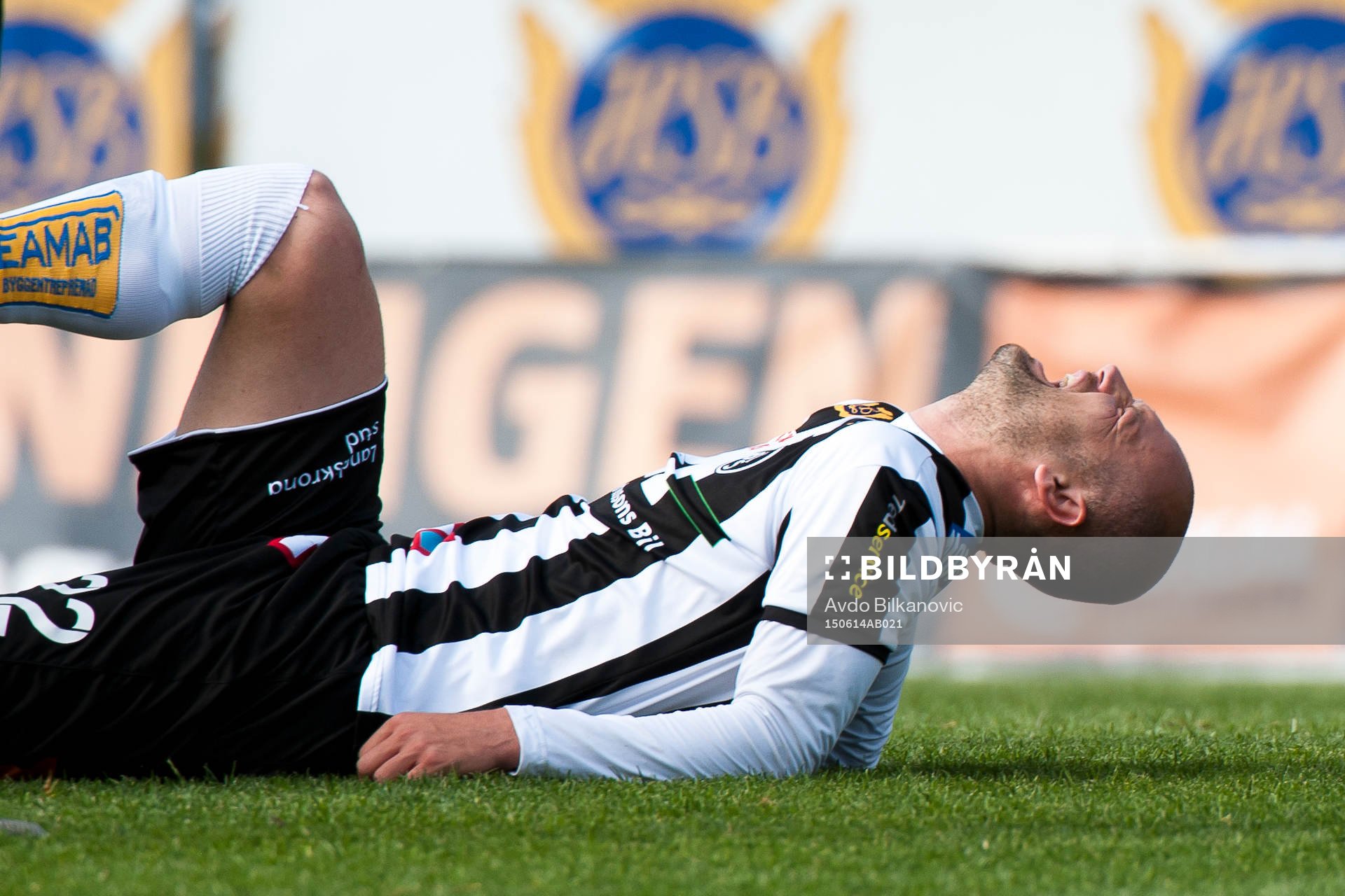 Landskronas Darko Lukanovic skadades