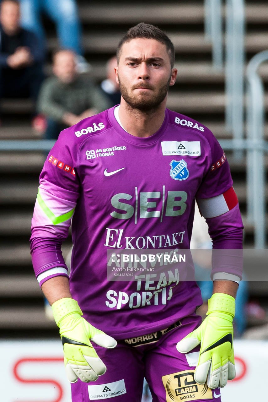 Norrbys målvakt Mergim Krasniqi