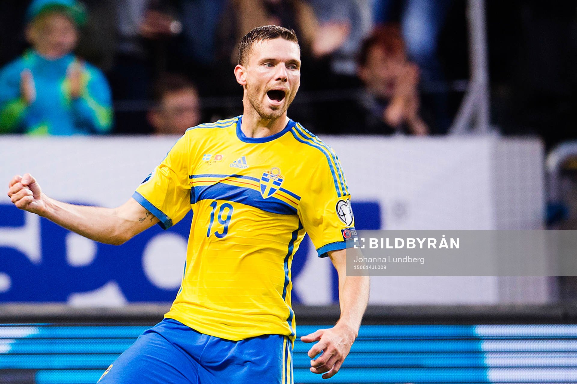 Sveriges Marcus Berg jublar