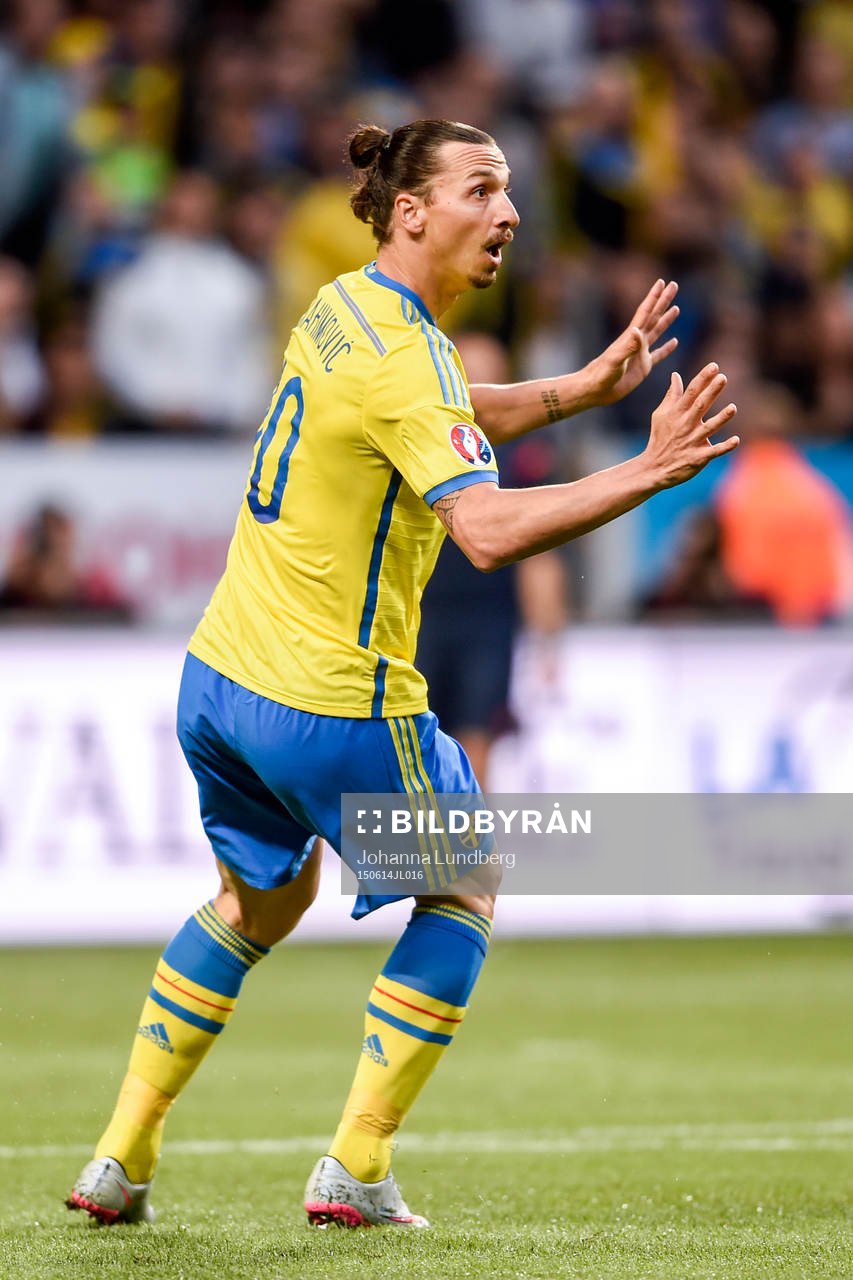 Sveriges Zlatan Ibrahimovic deppar