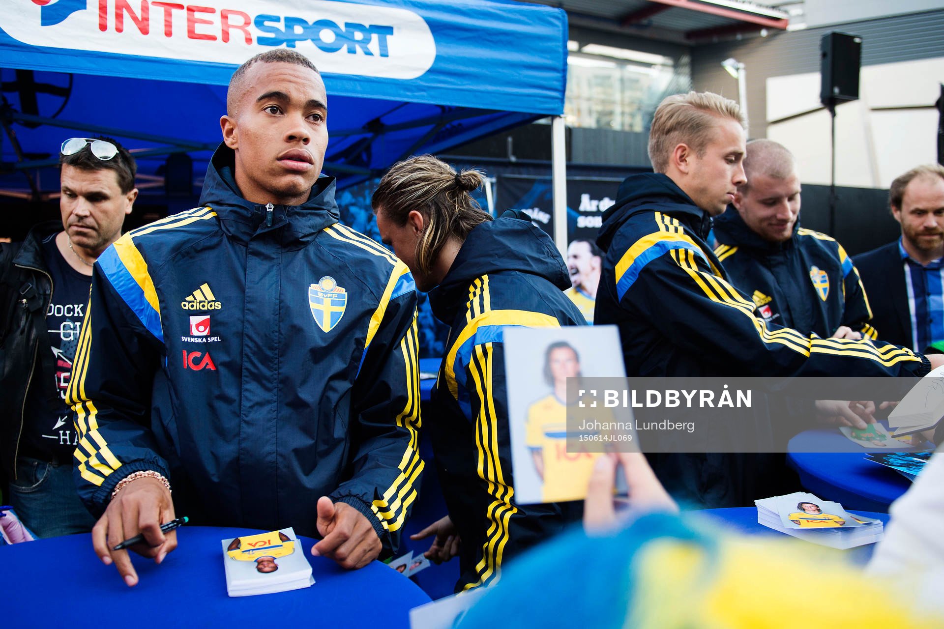 Robin Quaison, Kristoffer Olsson, Patrik Carlgren och Simon