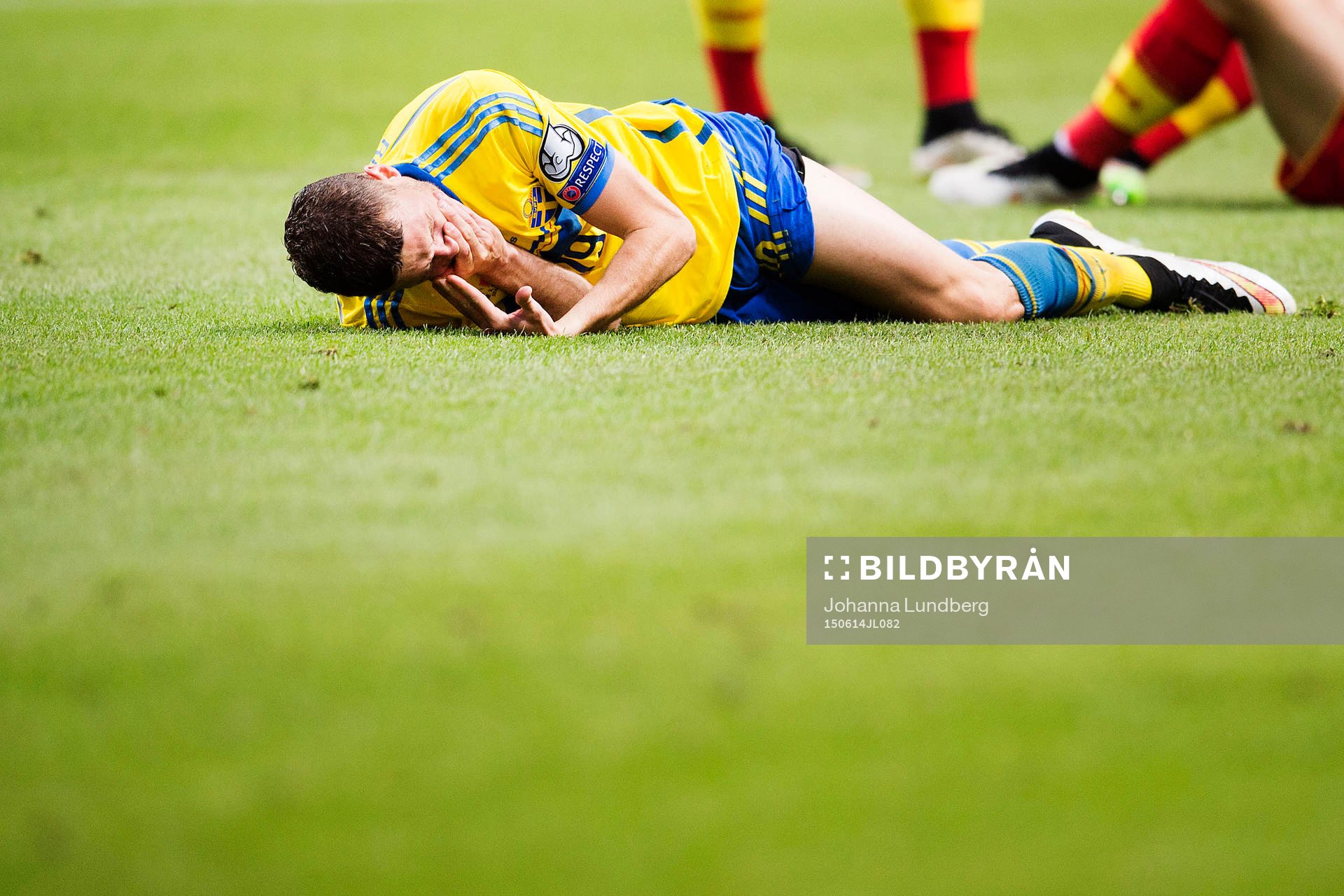 Sveriges Marcus Berg har ont