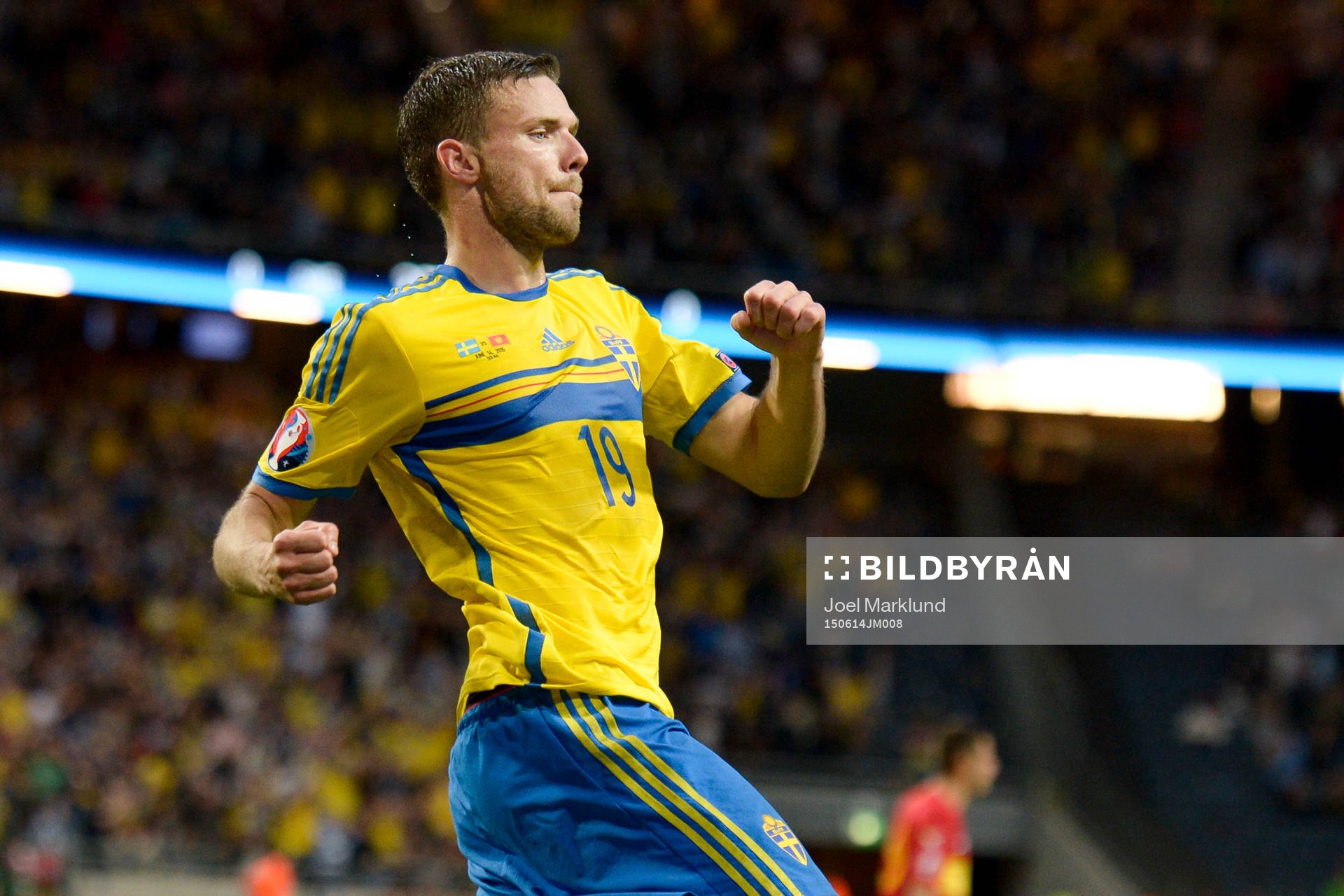 Sveriges Marcus Berg jublar