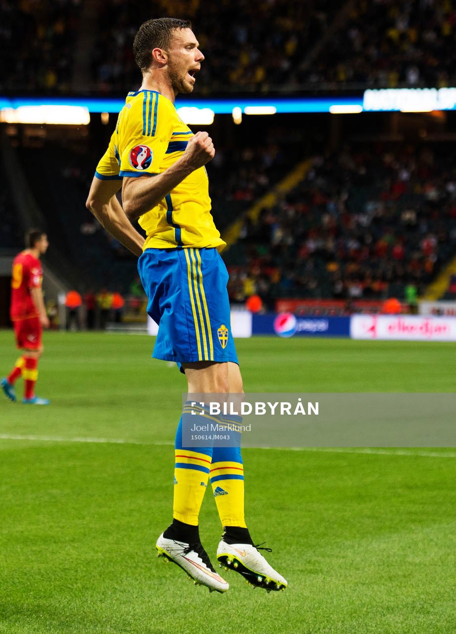 Sveriges Marcus Berg jublar