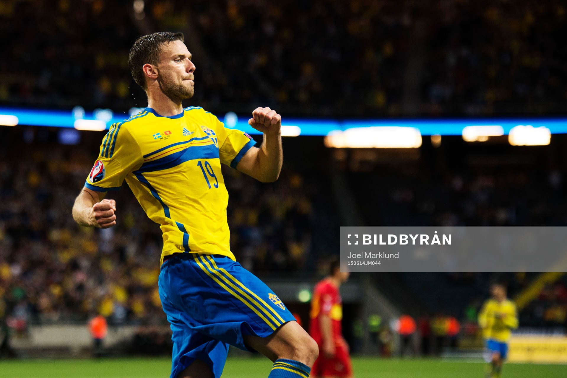 Sveriges Marcus Berg jublar