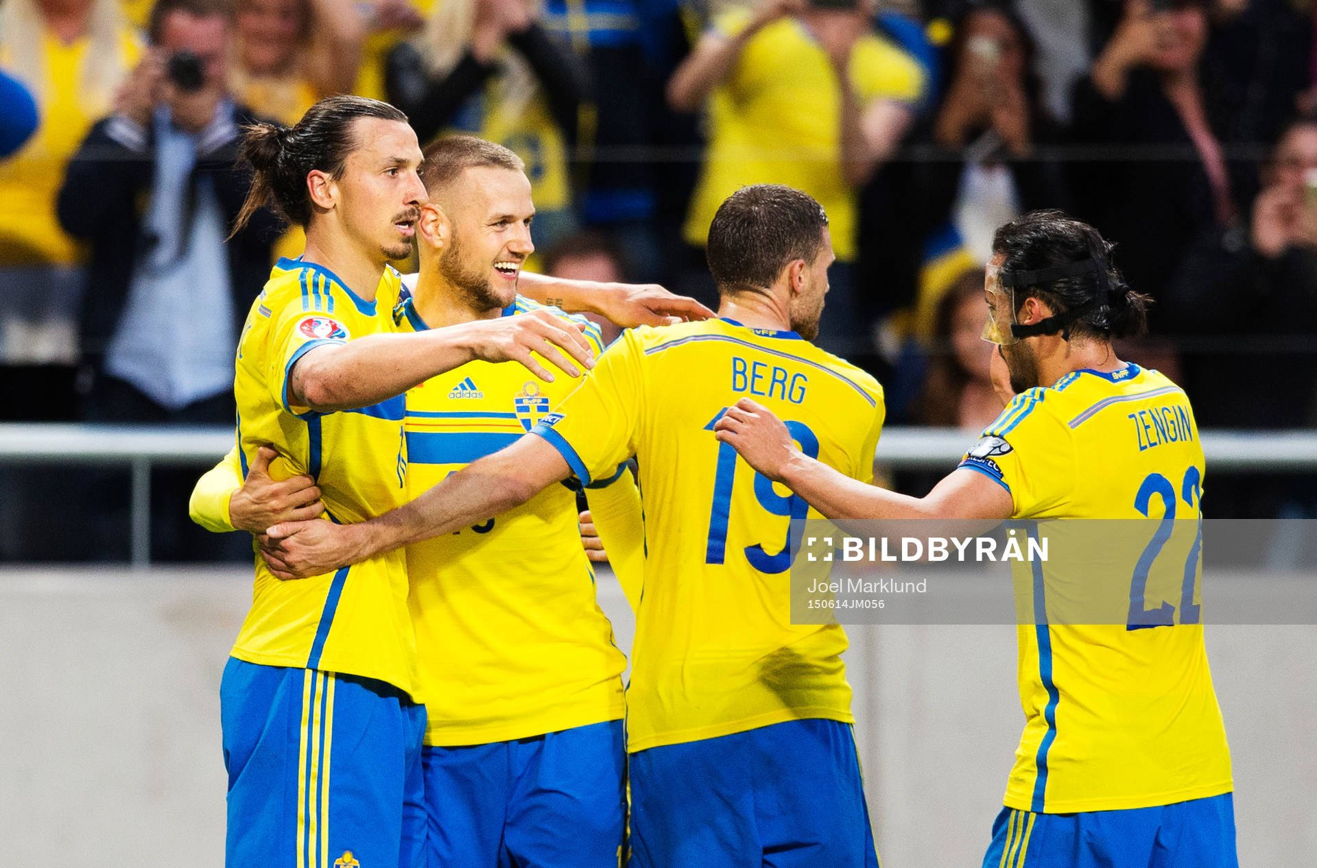 Sveriges Zlatan Ibrahimovic, Alexander Milosevic, Marcus