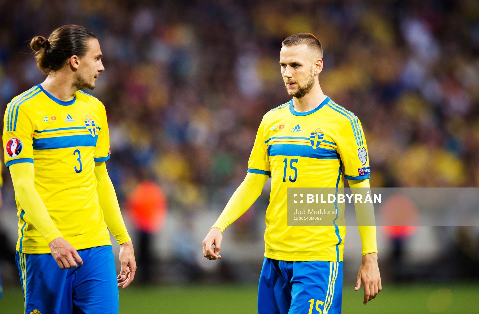 Sveriges Erik Johansson och Alexander Milosevic