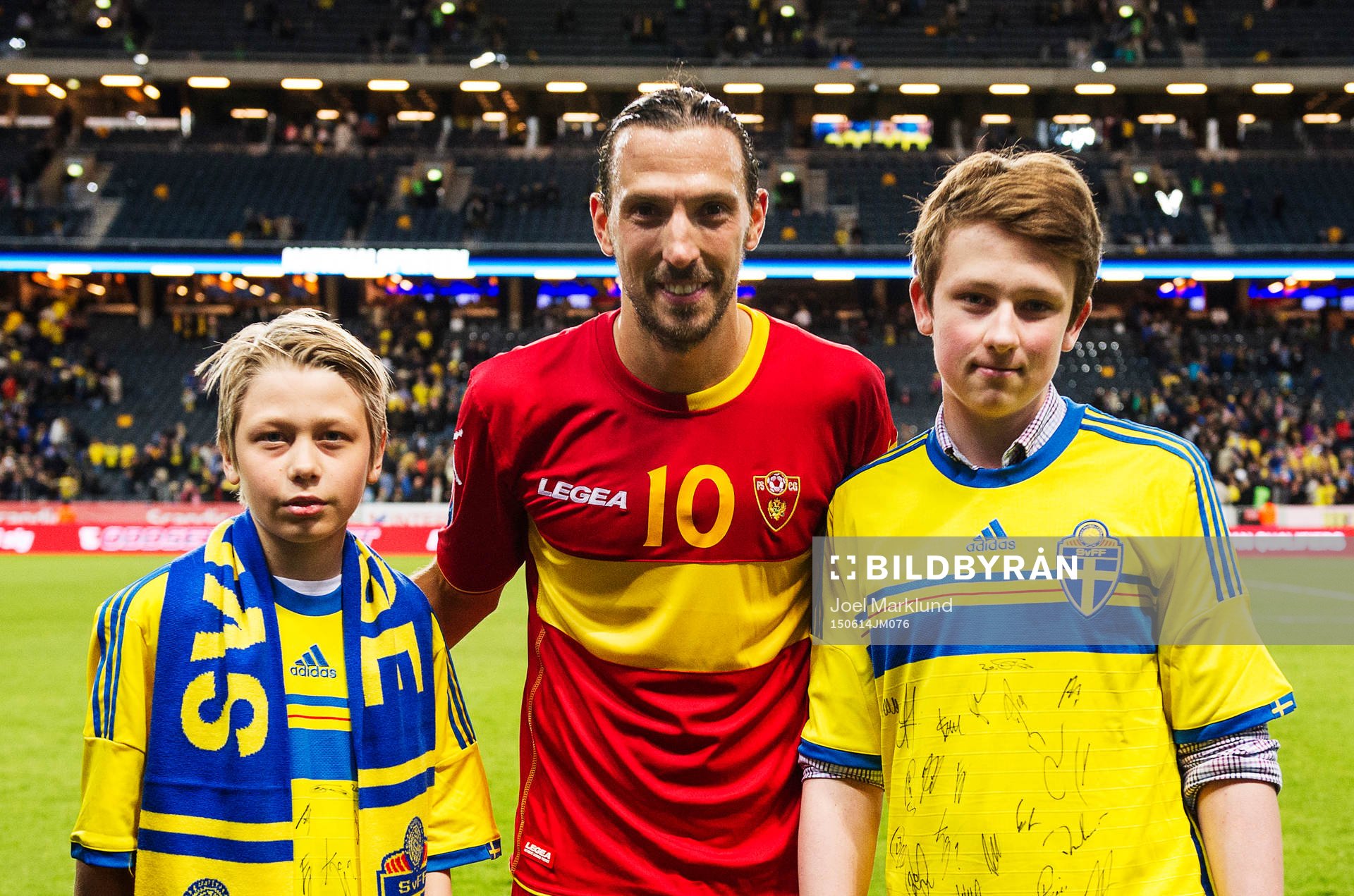 Dejan Damjanovic blev utsedd till matchens lirare för