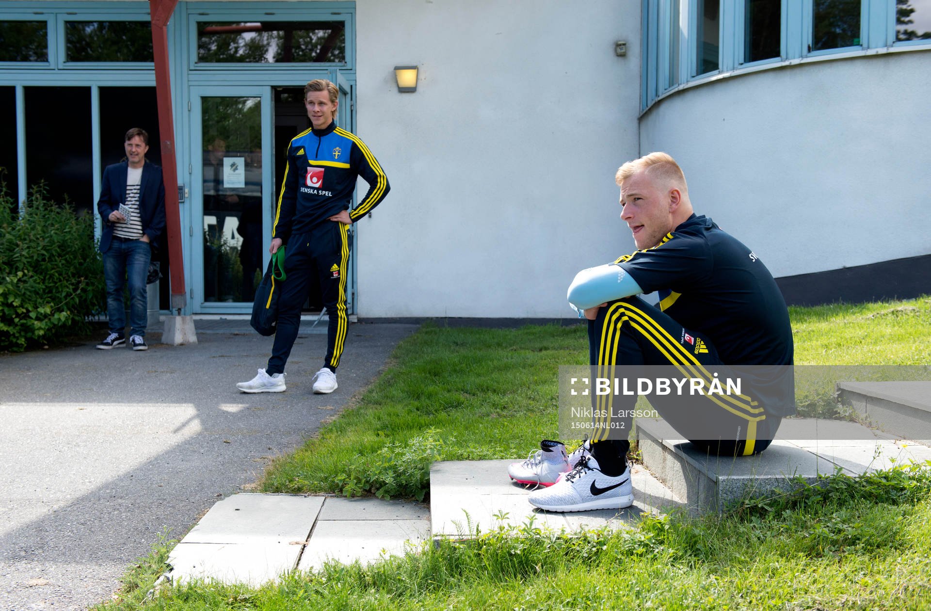 Sveriges John Guidetti och Emil Krafth