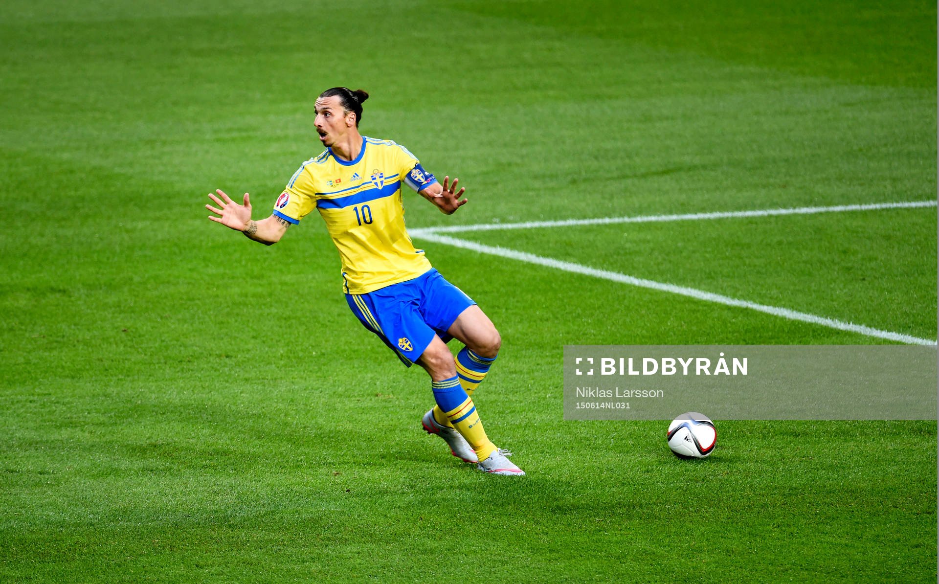 Sveriges Zlatan Ibrahimovic deppar