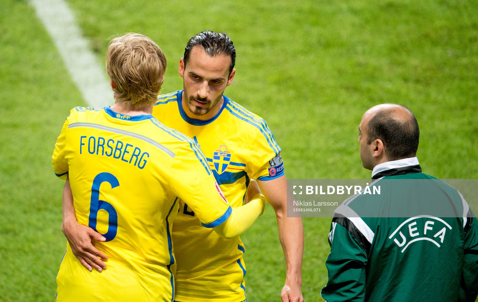 Sveriges Erkan Zengin byter med Emil Forsberg