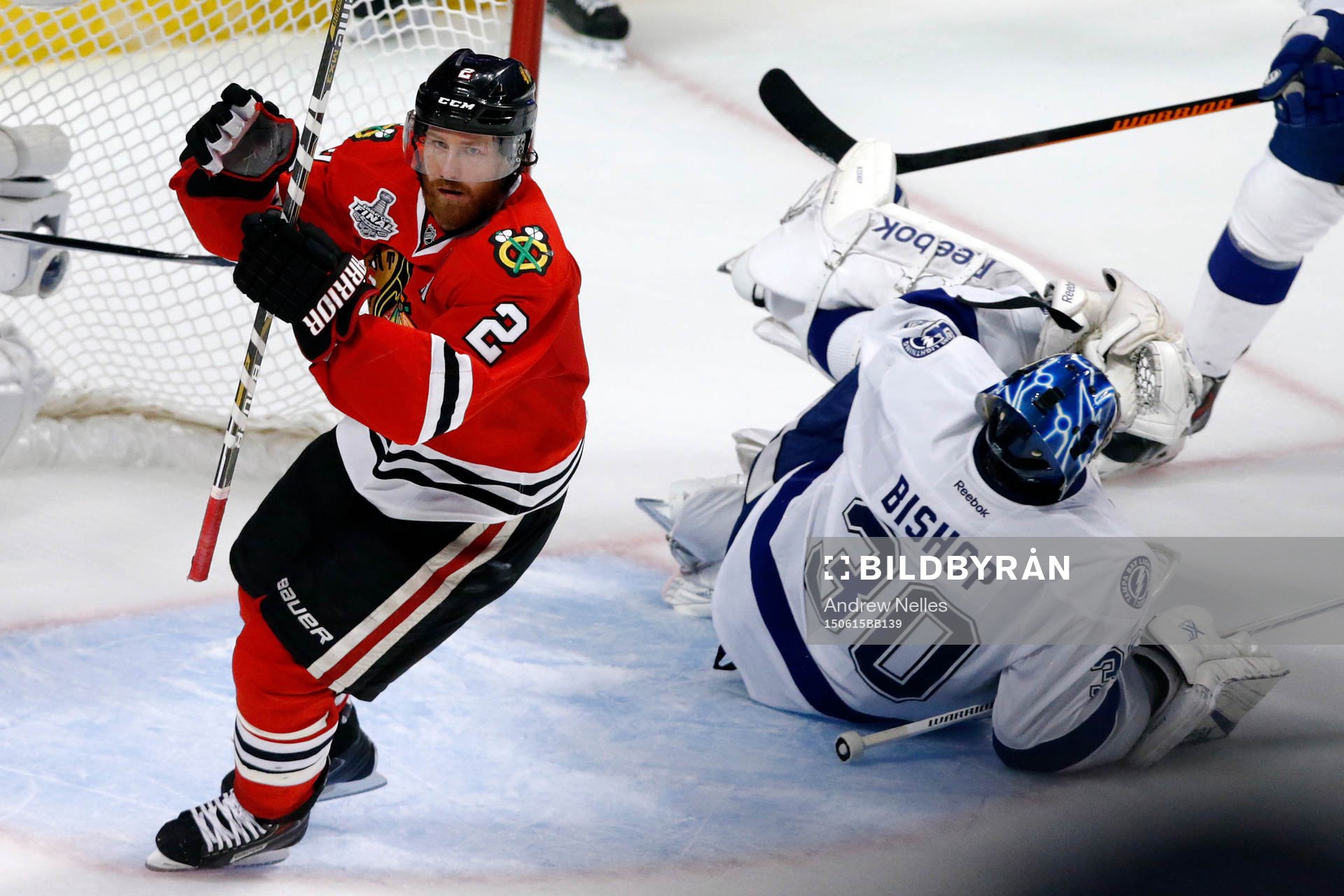 Chicago Blackhawks defenseman Duncan Keith (2) celebrates