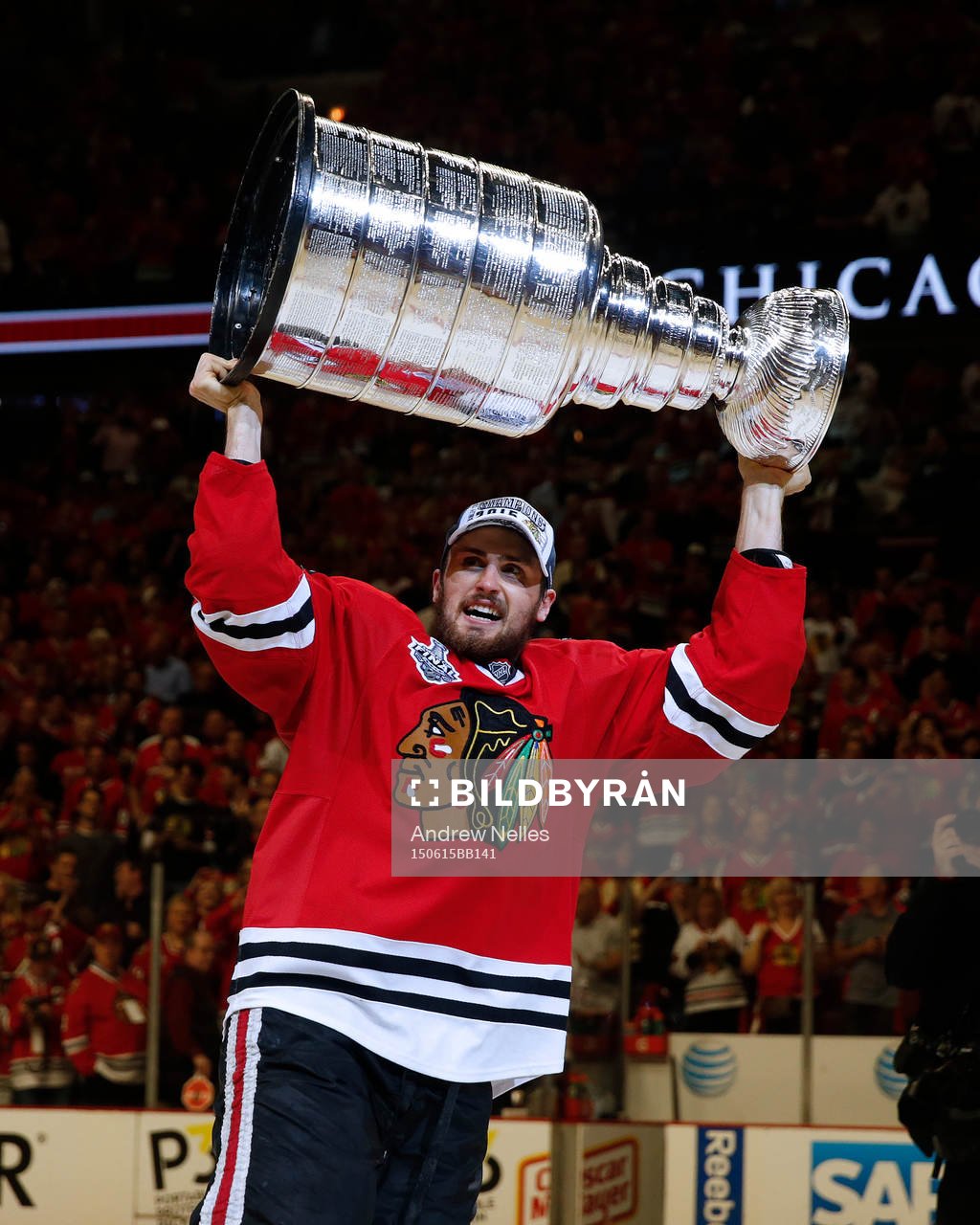 Chicago Blackhawks center Marcus Kruger (16) skates with