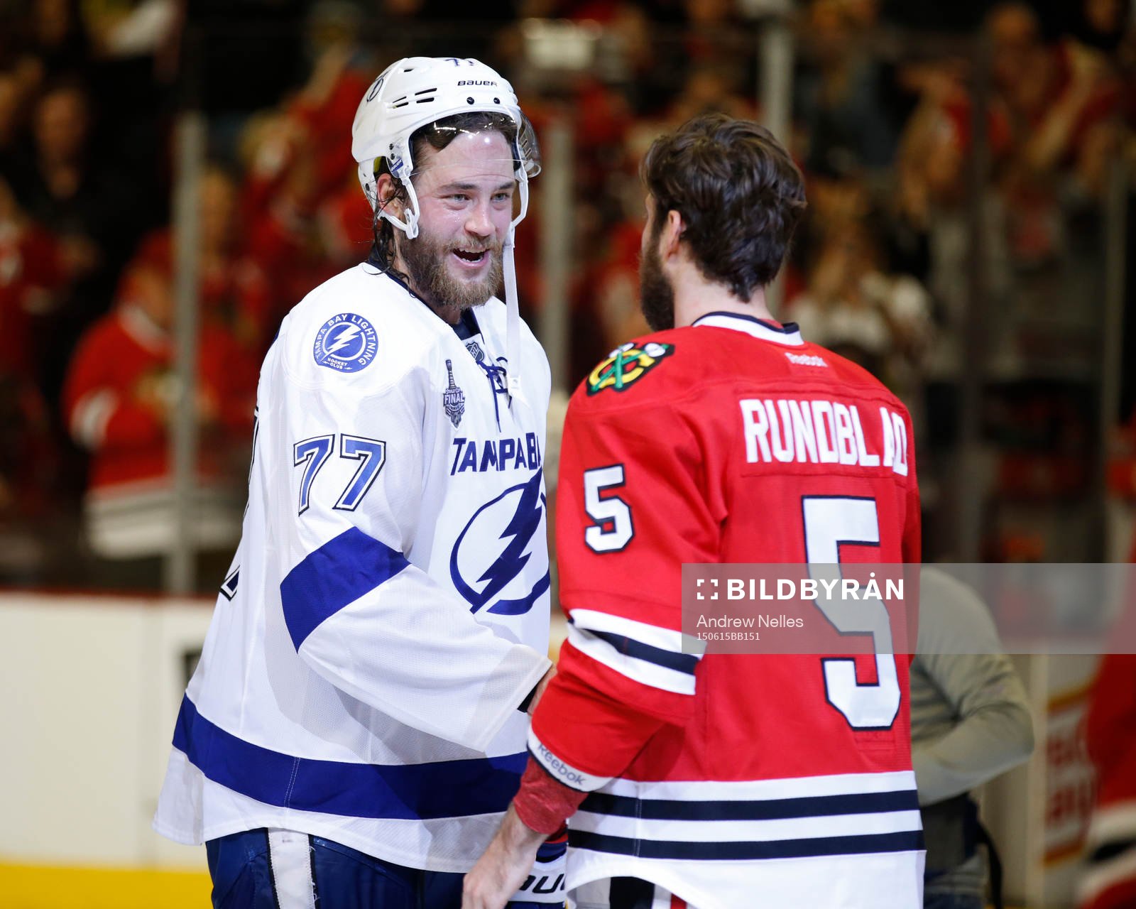 Tampa Bay Lightning defenseman Victor Hedman (77)