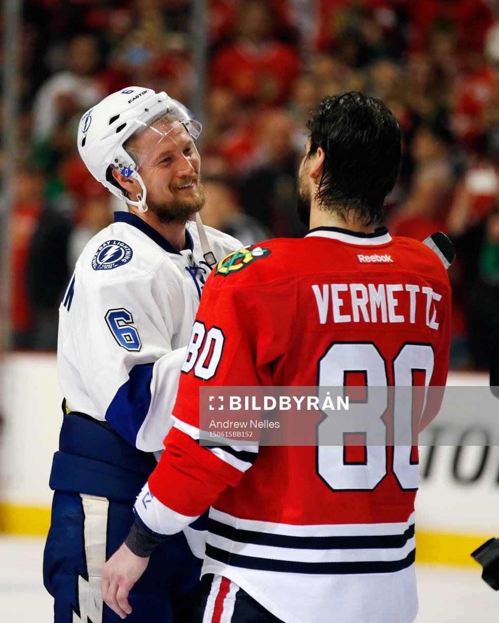 Tampa Bay Lightning defenseman Anton Stralman (6)